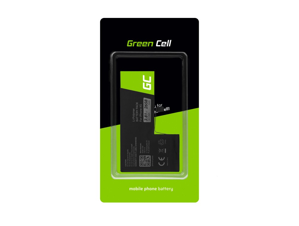 Green Cell BP141 Baterie Apple A2097, Apple iPhone XS + nářadí 2658mAh Li-Pol