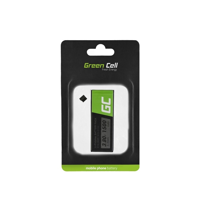 Baterie Green Cell Apple iPhone 5S 1500mAh Li-Pol – neoriginální