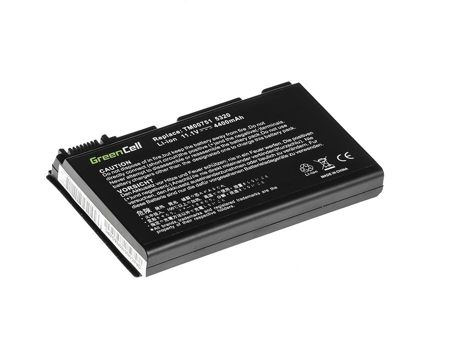 Green Cell AC08 Baterie Acer GRAPE32/GRAPE34/BT.00603.029/BT.00604.015/BT.00605.014 4400 mAh Li-ion