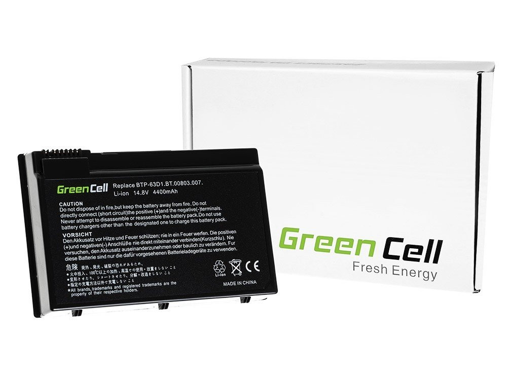 Green Cell AC38 Baterie Acer Aspire 3020/3040/3610/5040/Acer BTP-AHD1/BTP-63D1/BTP-96H1  4400mAh Li-ion