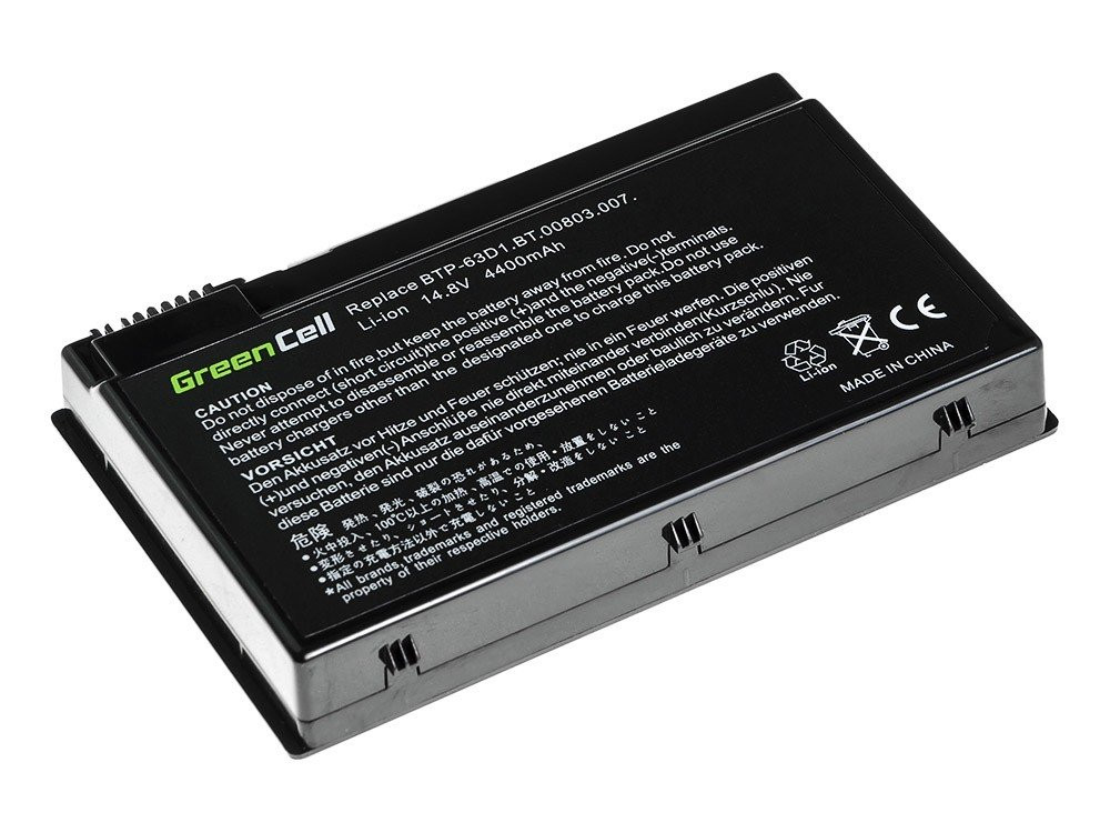 Green Cell AC38 Baterie BTP-98H1 BTP-63D1,Acer Aspire 3020 3610 TravelMate 2410 4400 C300 4400mAh Li-ion