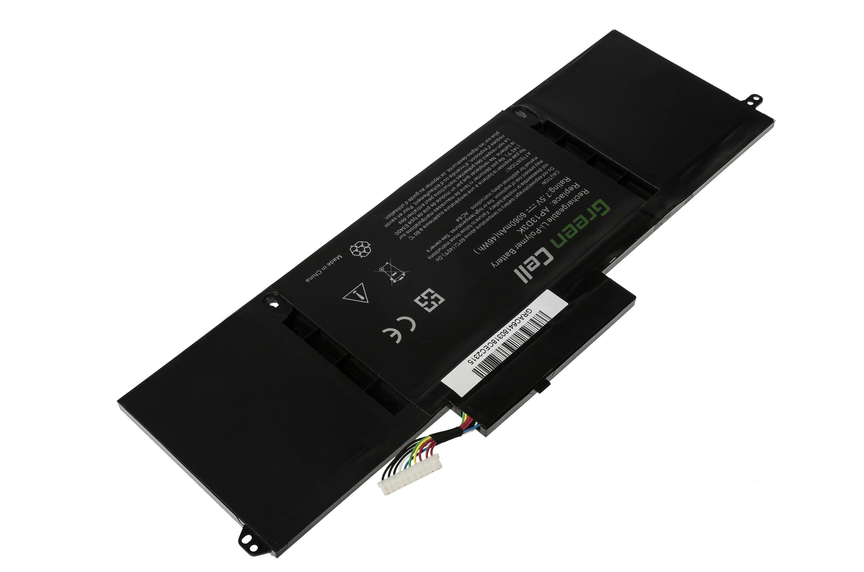 Green Cell AC64 Baterie Acer AP13D3K , Acer Aspire S3-392 S3-392G 6060mAh Li-Pol