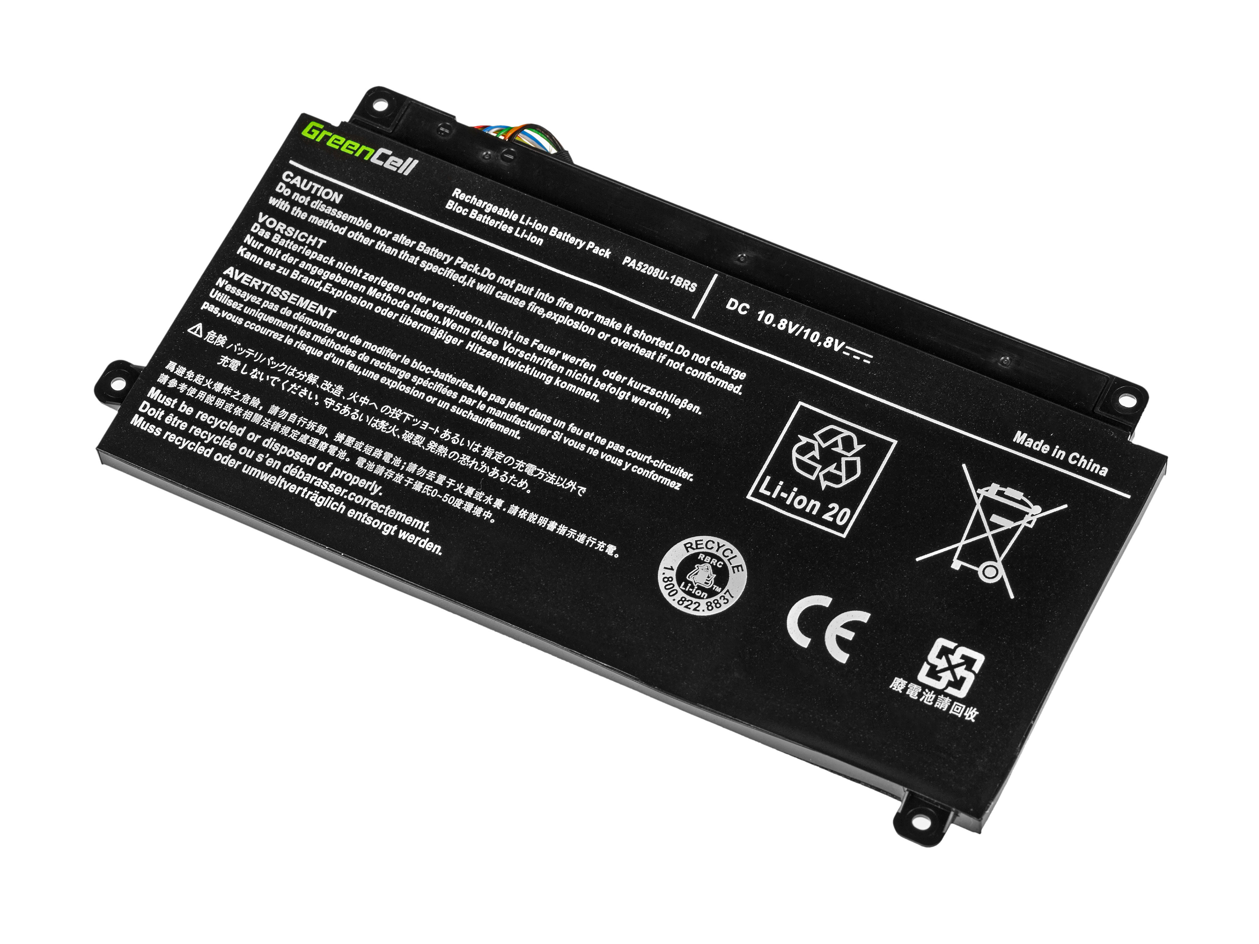 Green Cell TS57 Baterie Toshiba Satellite Radius 15 P50W P55W, Toshiba ChromeBook 2 CB30-B 3400mAh Li-Pol