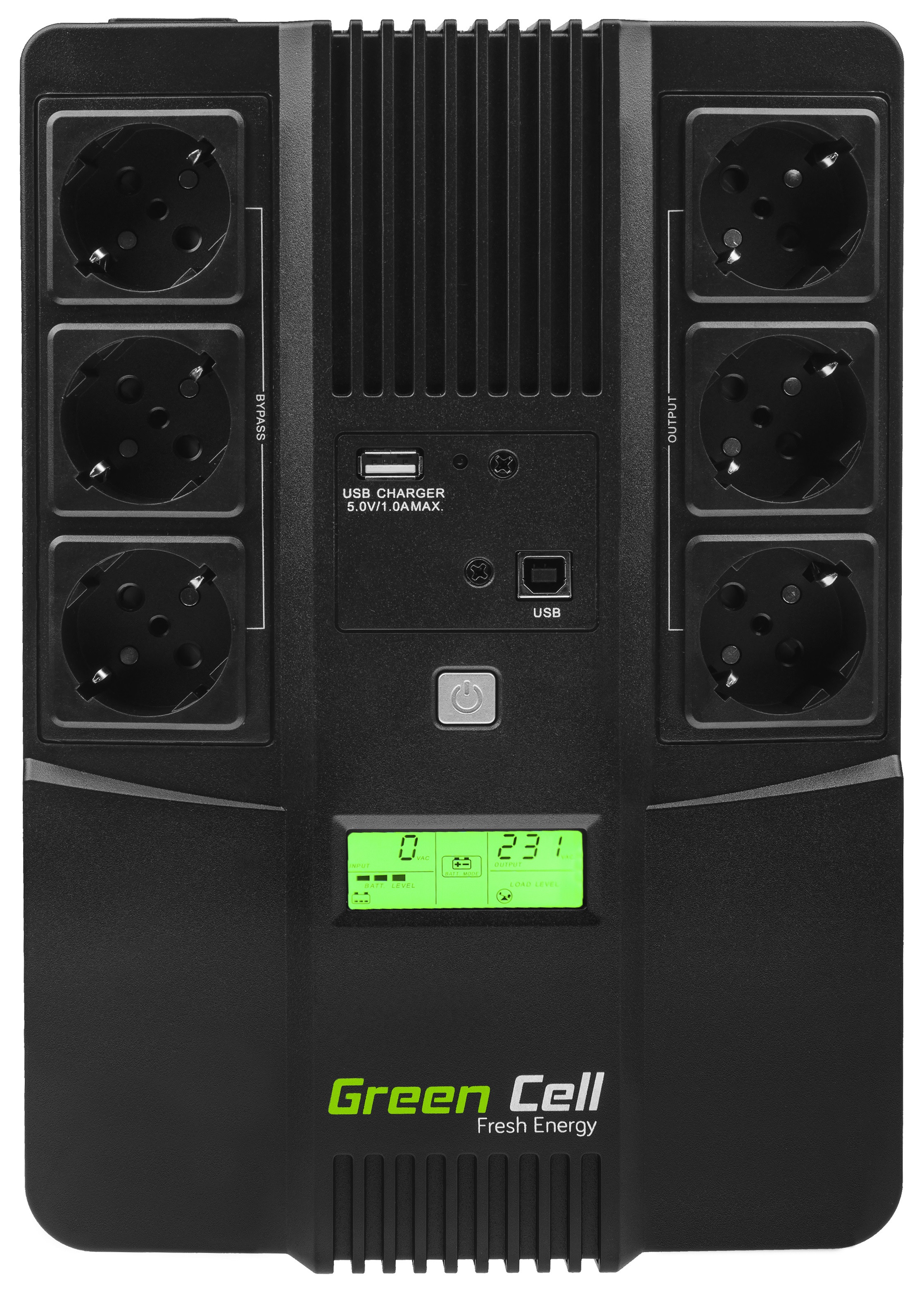 Green Cell ® UPS AiO 600VA 360W LCD