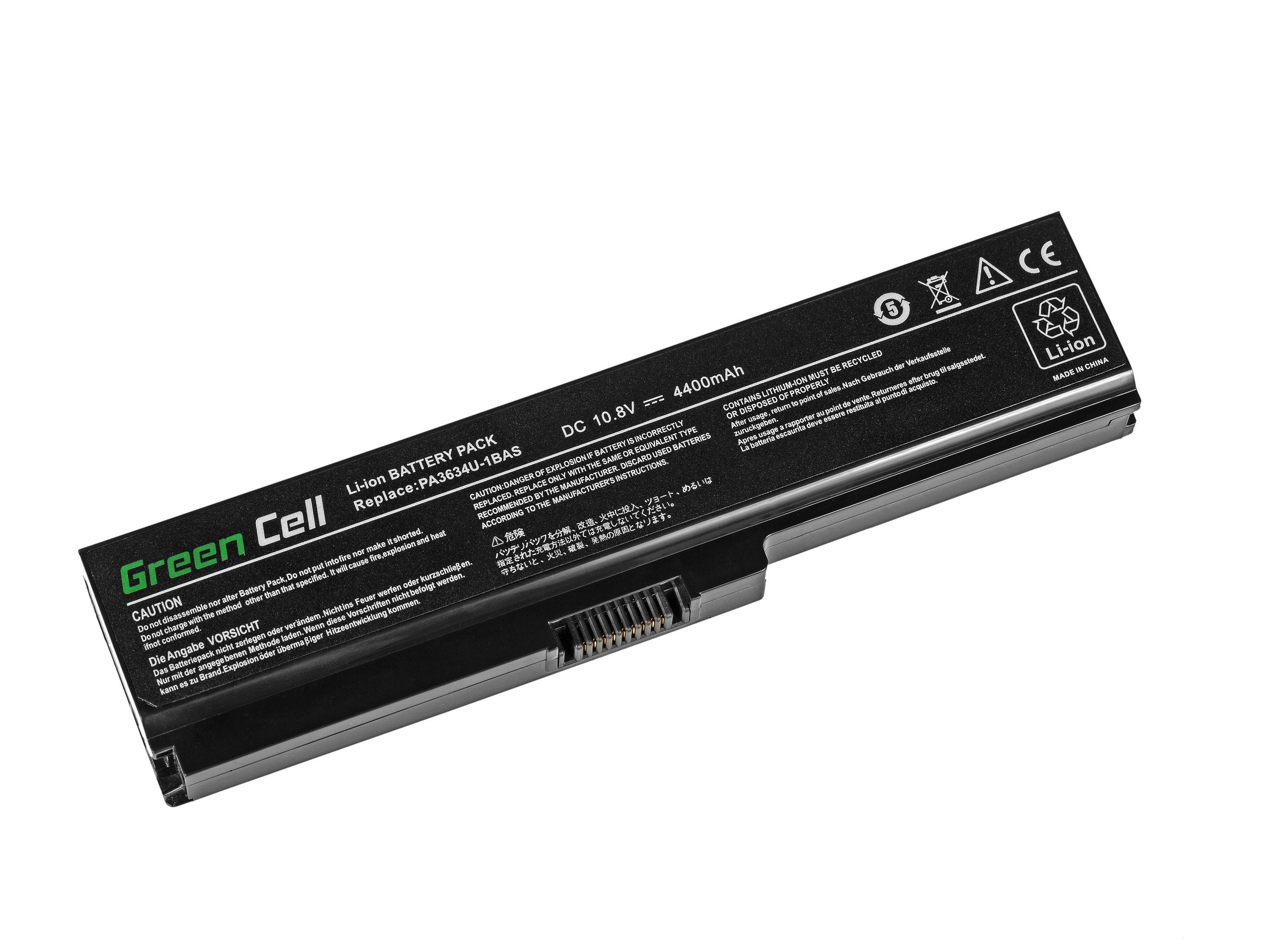 *Green Cell TS03V2 Baterie Toshiba Satellite A660 C650 C660 C660D L650 L650D L655 L670 L670D L675 4400mAh Li-ion