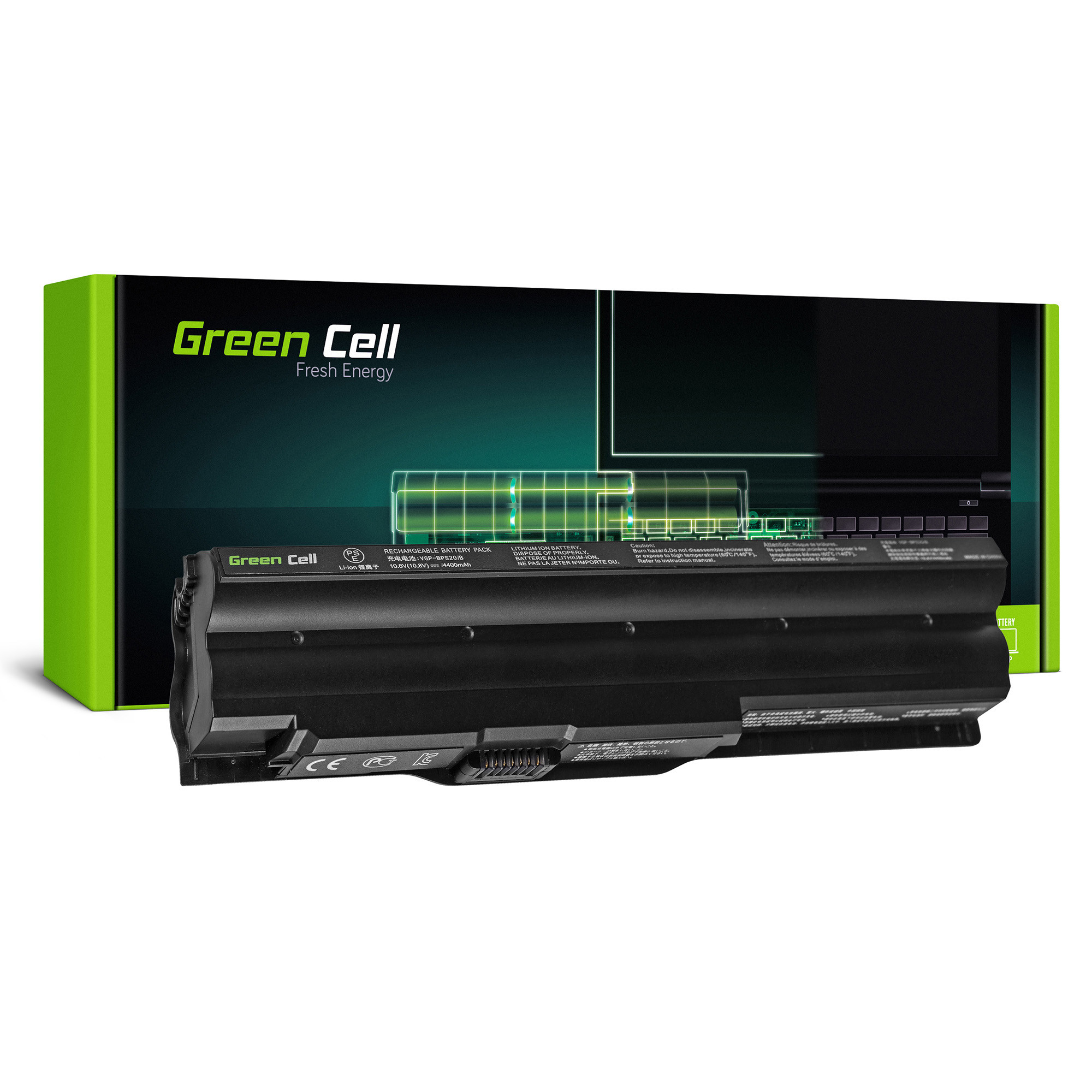 Green Cell SY16 Baterie Sony VGP-BPL20 VGP-BPS20 VGP-BPS20/B,Sony Vaio 4400mAh Li-ion