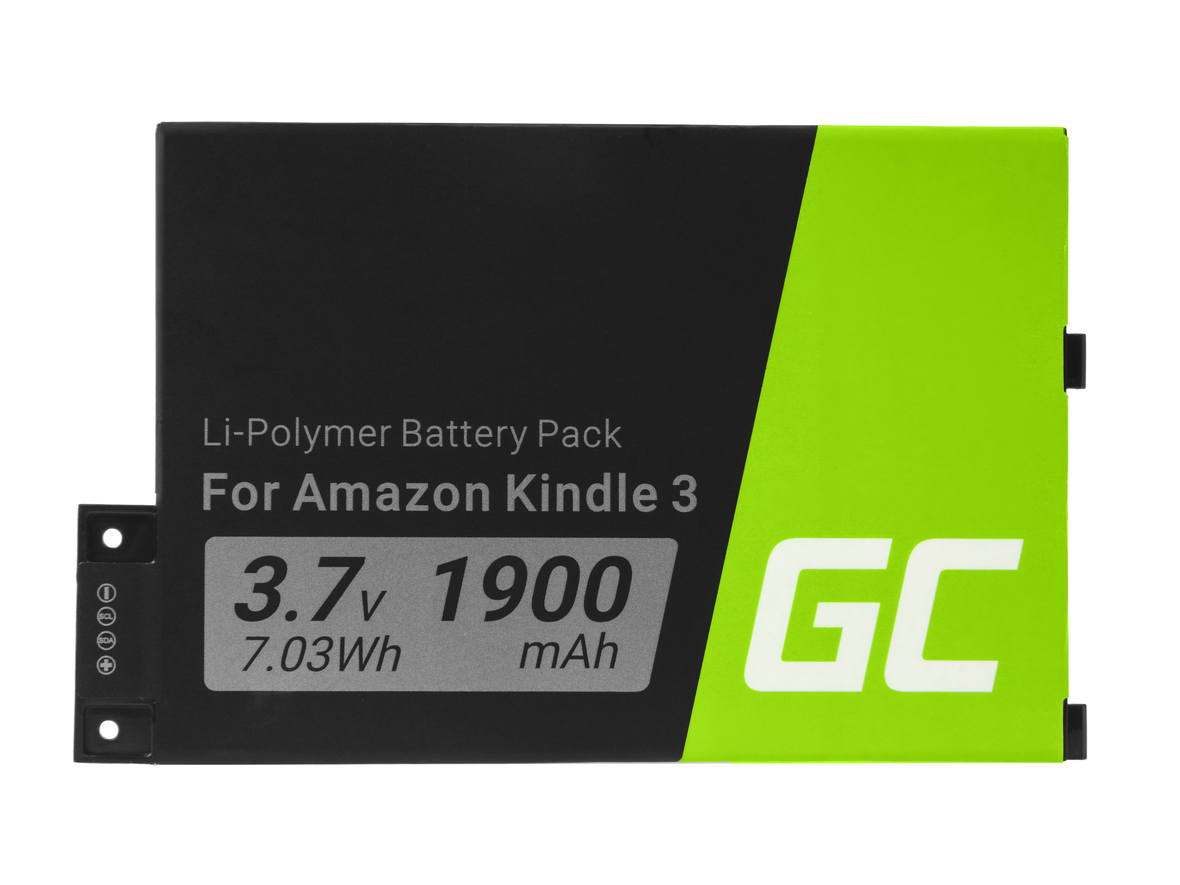 *Baterie Green Cell Baterie Amazon Kindle 3 Keyboard 2010 D00901 1900mAh Li-Pol