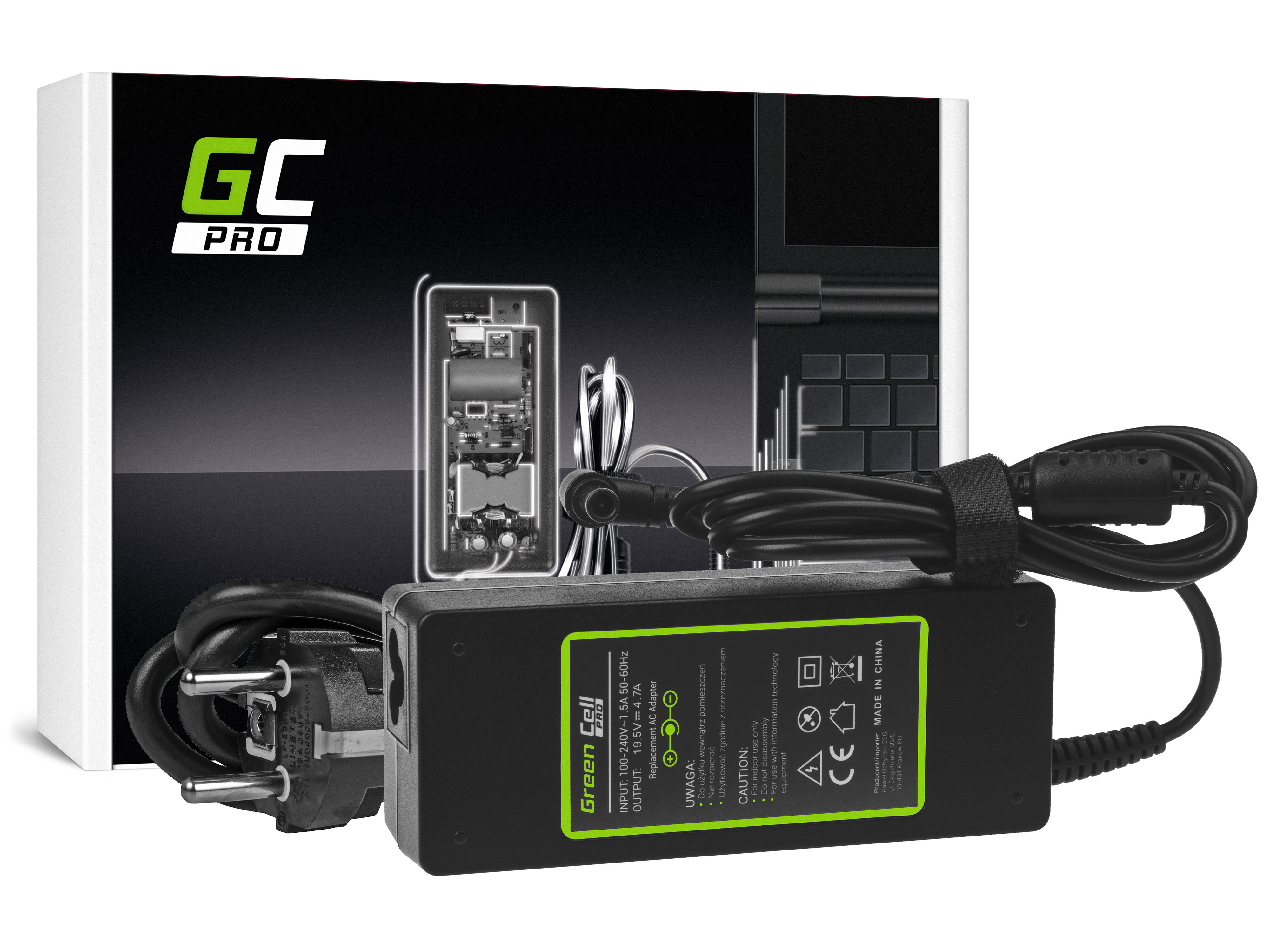 *Green Cell AD31P Nabíječka Adaptér pro Sony Vaio PCG-71211M PCG-71811M 14 15E 19.5V 4.7A 90W