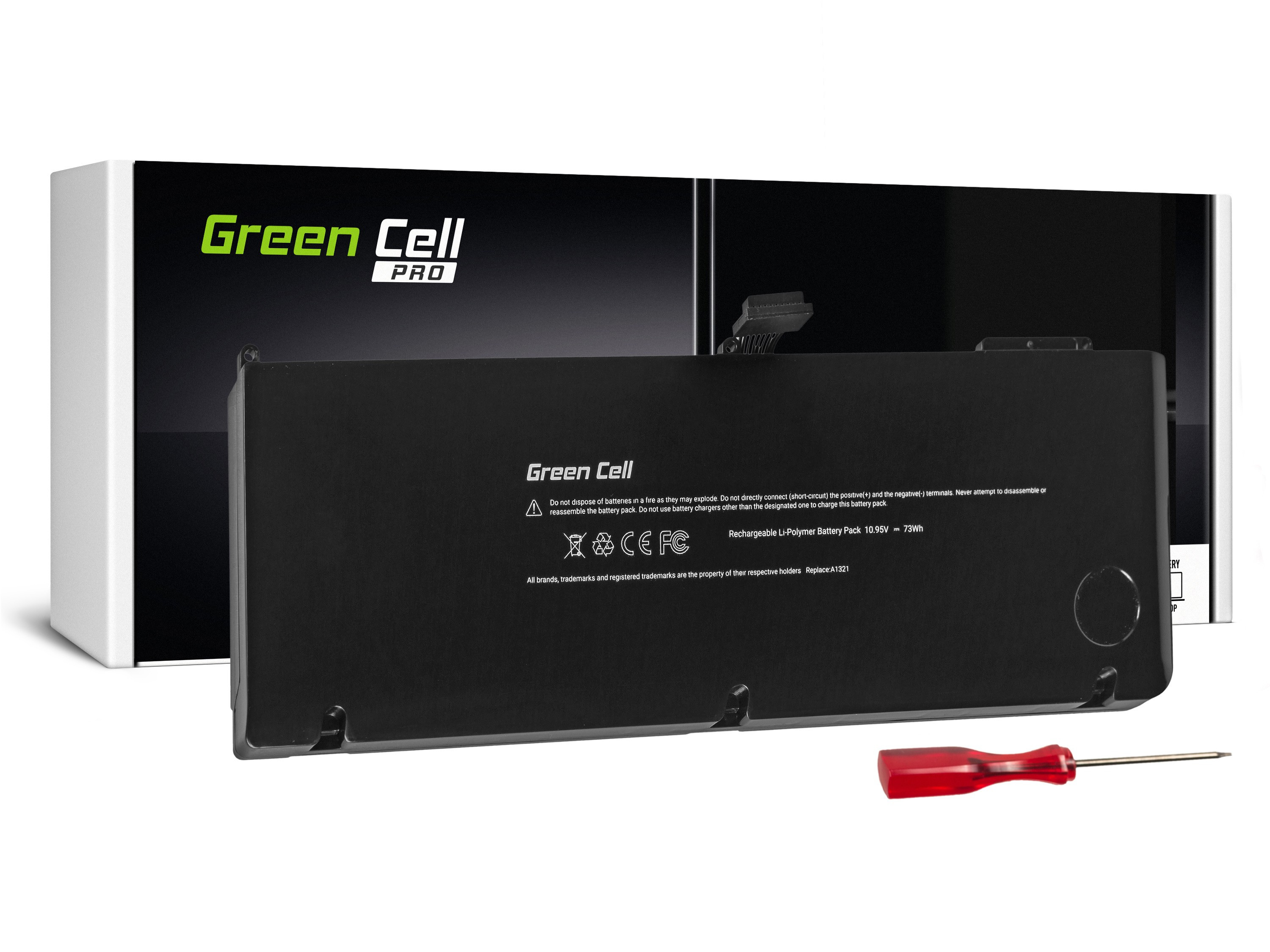 Green Cell AP10PRO Baterie Apple A1321/A1286/Apple Macbook PRO 15" 73Wh Li-Pol – neoriginální