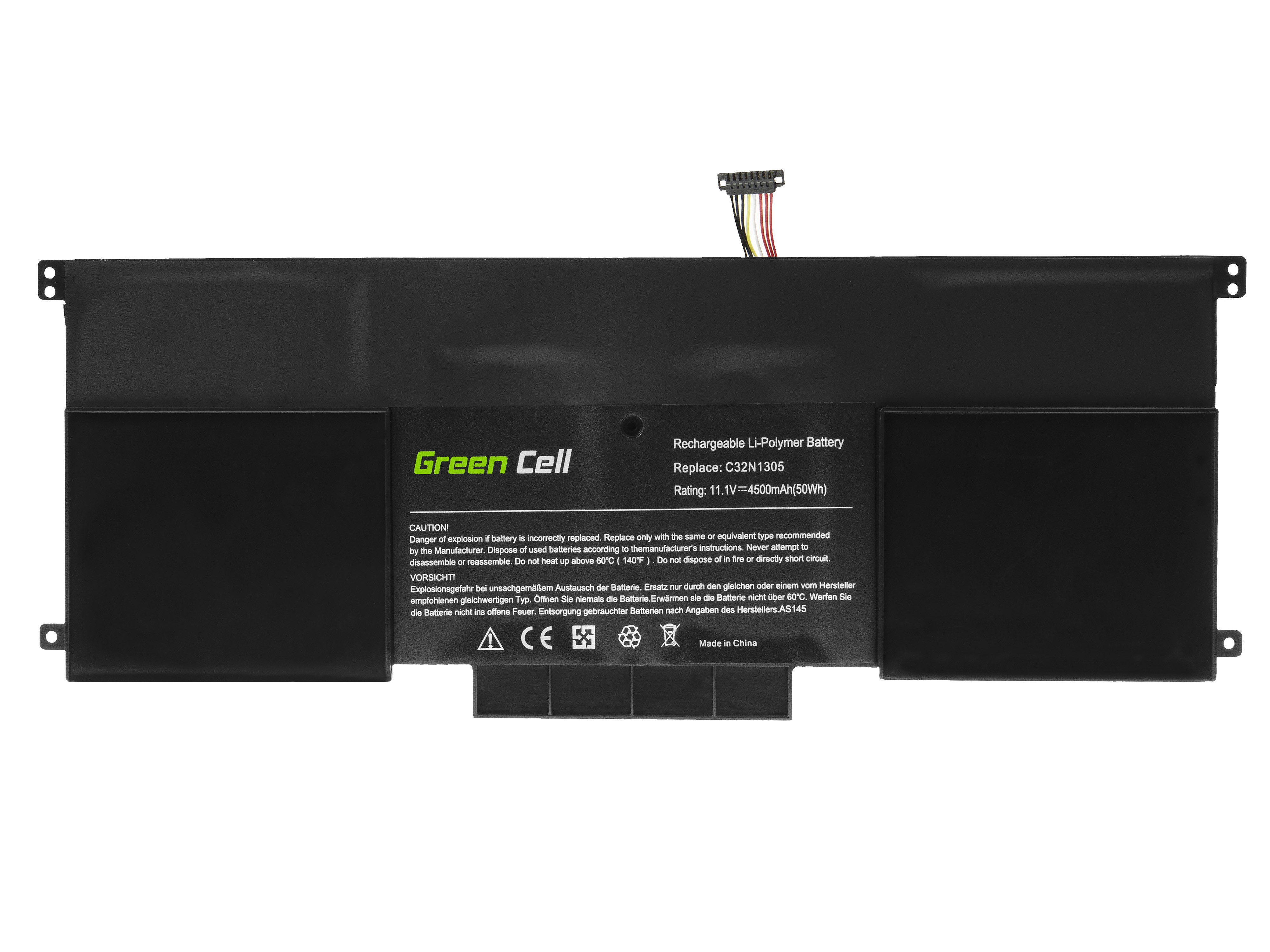 Green Cell AS145 Baterie Asus C32N1305,Asus ZenBook UX301 UX301L UX301LA 4500mAh Li-Pol