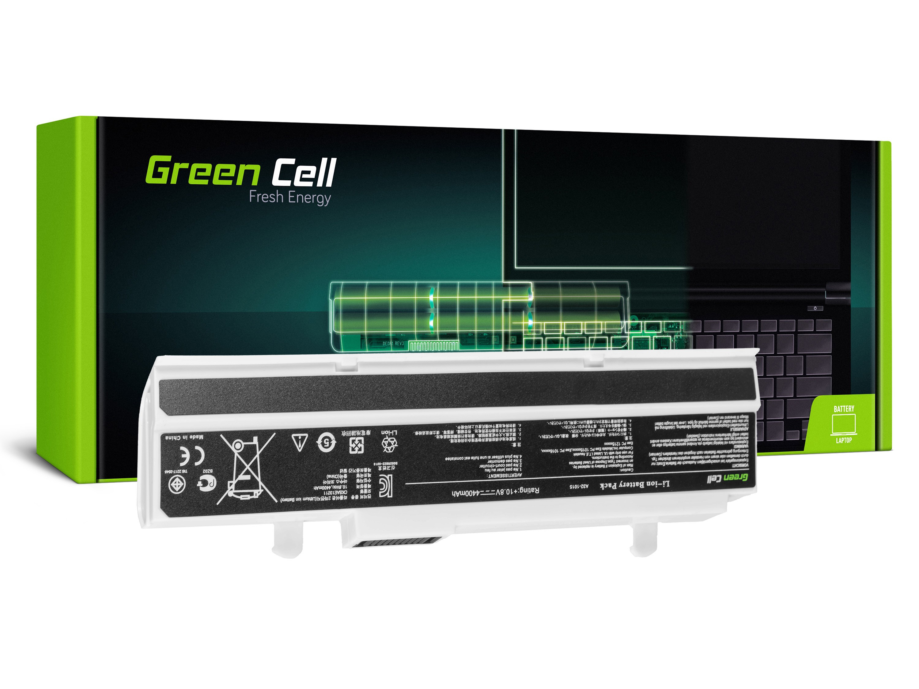 Green Cell AS22 Baterie Asus A31-1015/A32-1015/AL31-1015/AL32-1015/PL32-1015 4400mAh Li-ion