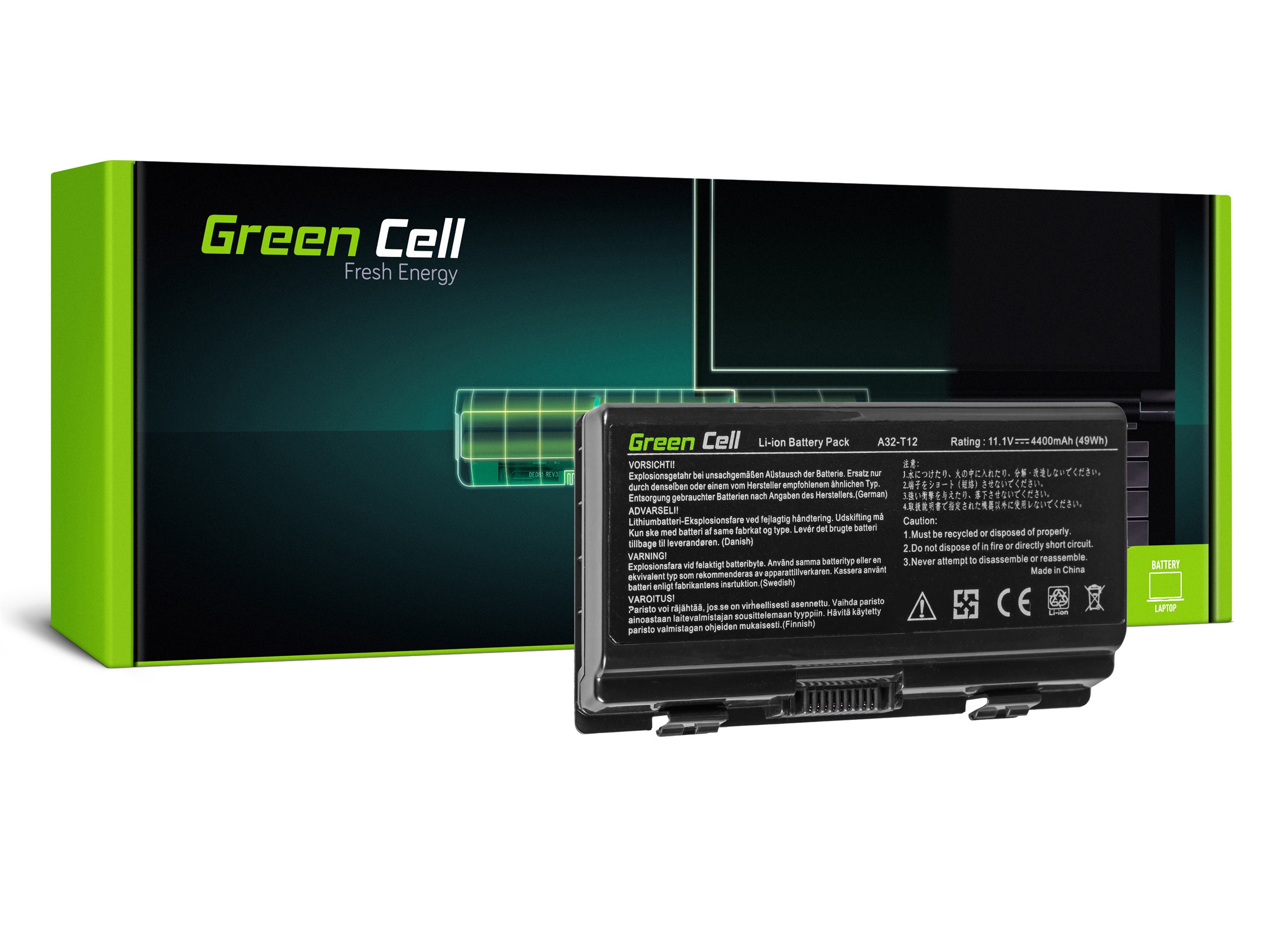 Green Cell AS29 Baterie Asus X51/X51C/X51H/X51L/X51R/X51RL/X58/X58L 4400mAh Li-ion
