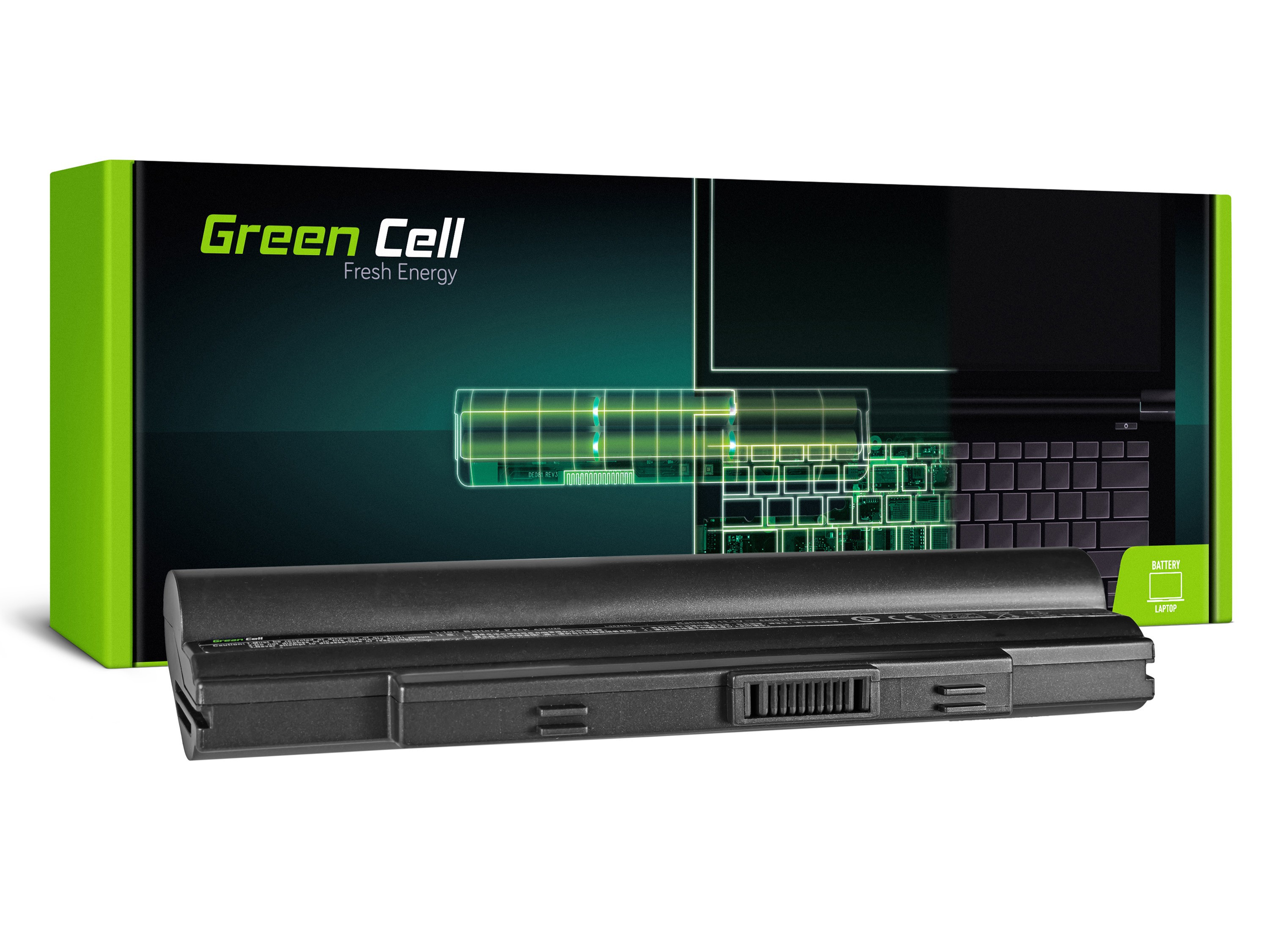 Green Cell AS30 Baterie Asus U20/U20A/U50/U50A/U50F/U50V/U50VG/U80A/U80V/U89 4400mAh Li-ion