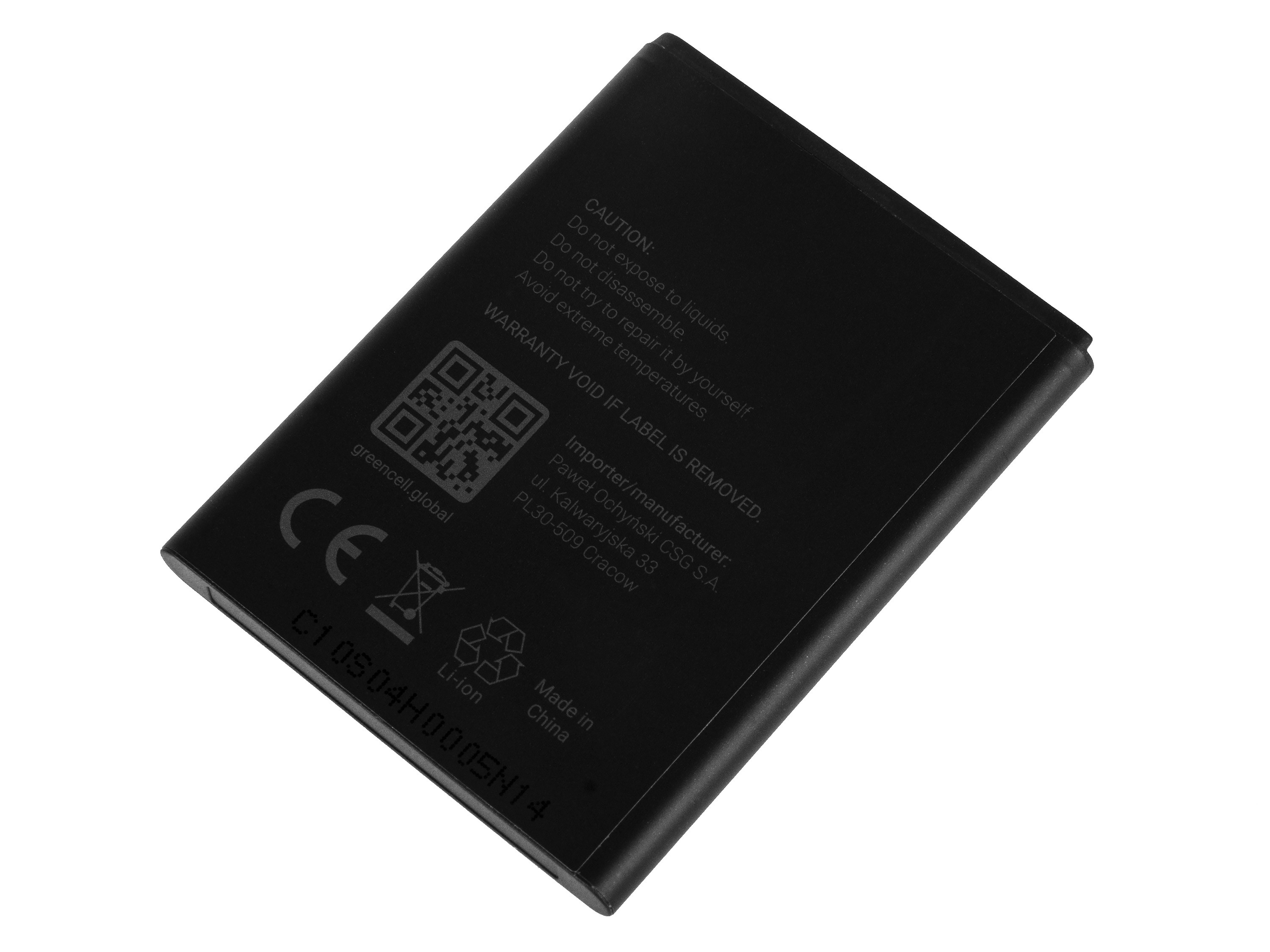 EOL-Green Cell Battery EB615268VU for smartphone Samsung Galaxy Note N7000 i9220