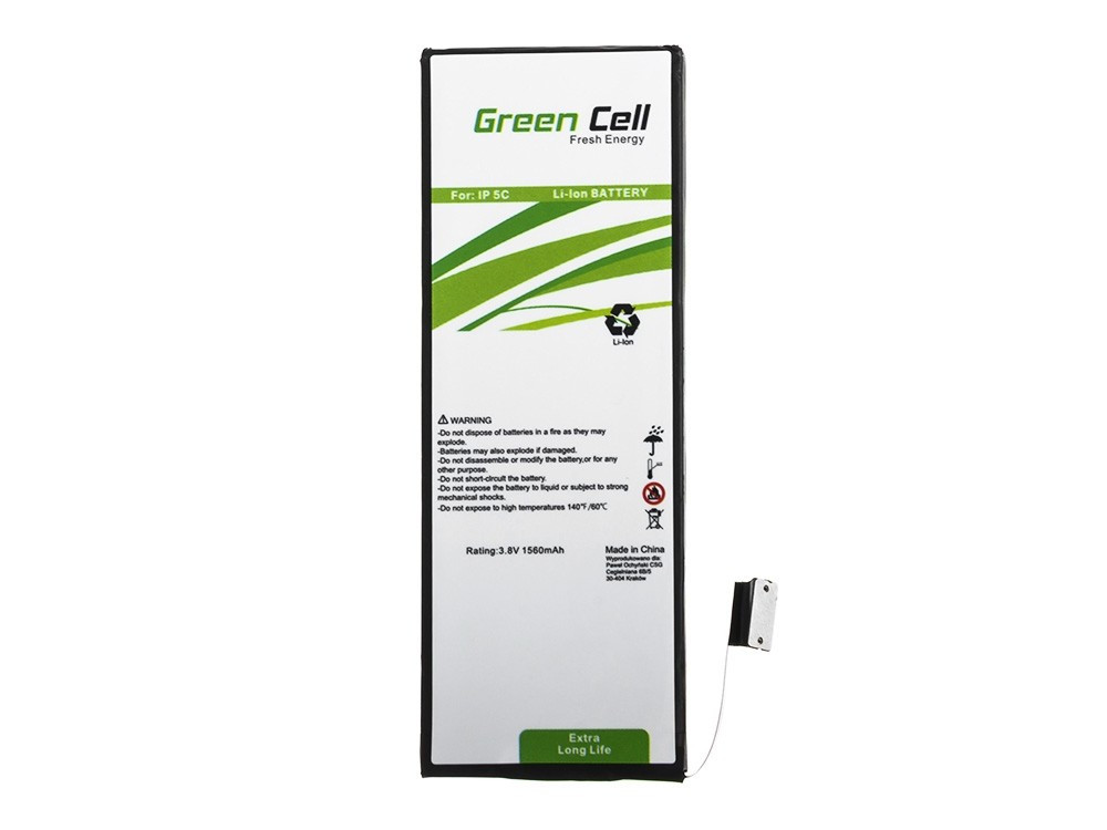Baterie Green Cell Apple iPhone 5C 1560mAh Li-ion