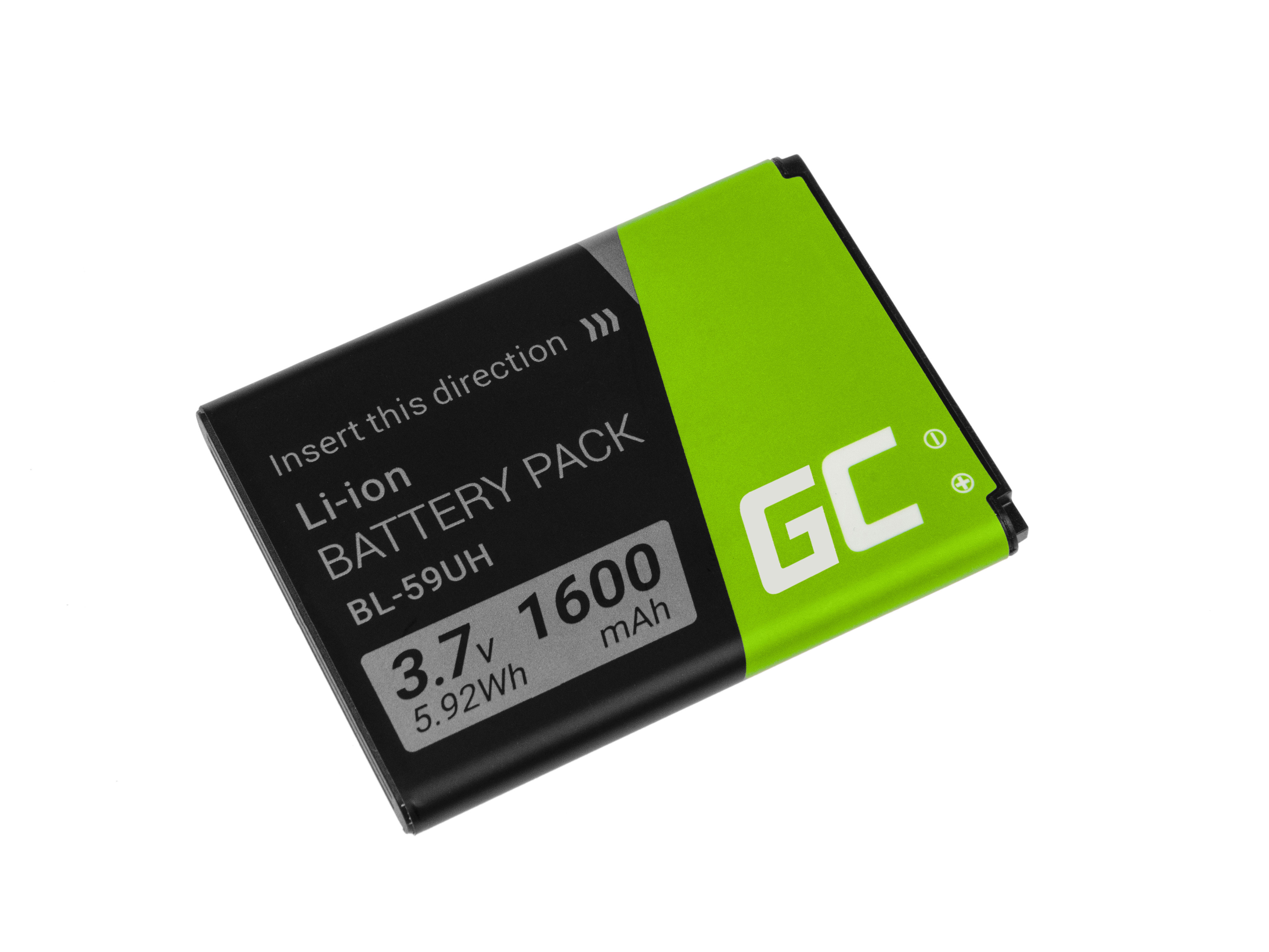 Baterie Green Cell LG BL-59UH pro LG G2 Mini 1600mAh Li-ion