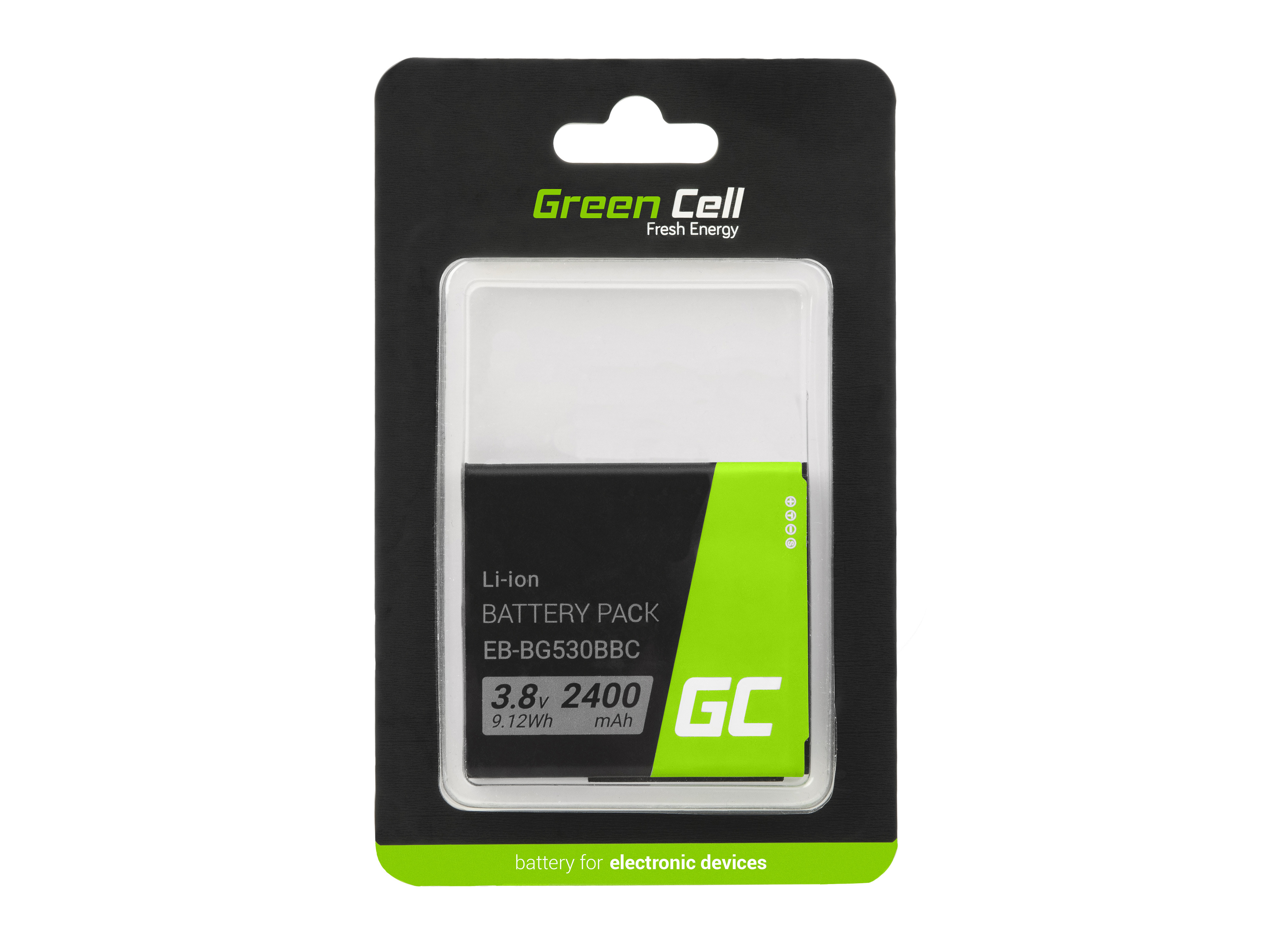 Baterie Green Cell Samsung Galaxy Grand Prime SM-G531F, Samsung Galaxy J5, Samsung Galaxy J3 2400mAh Li-ion