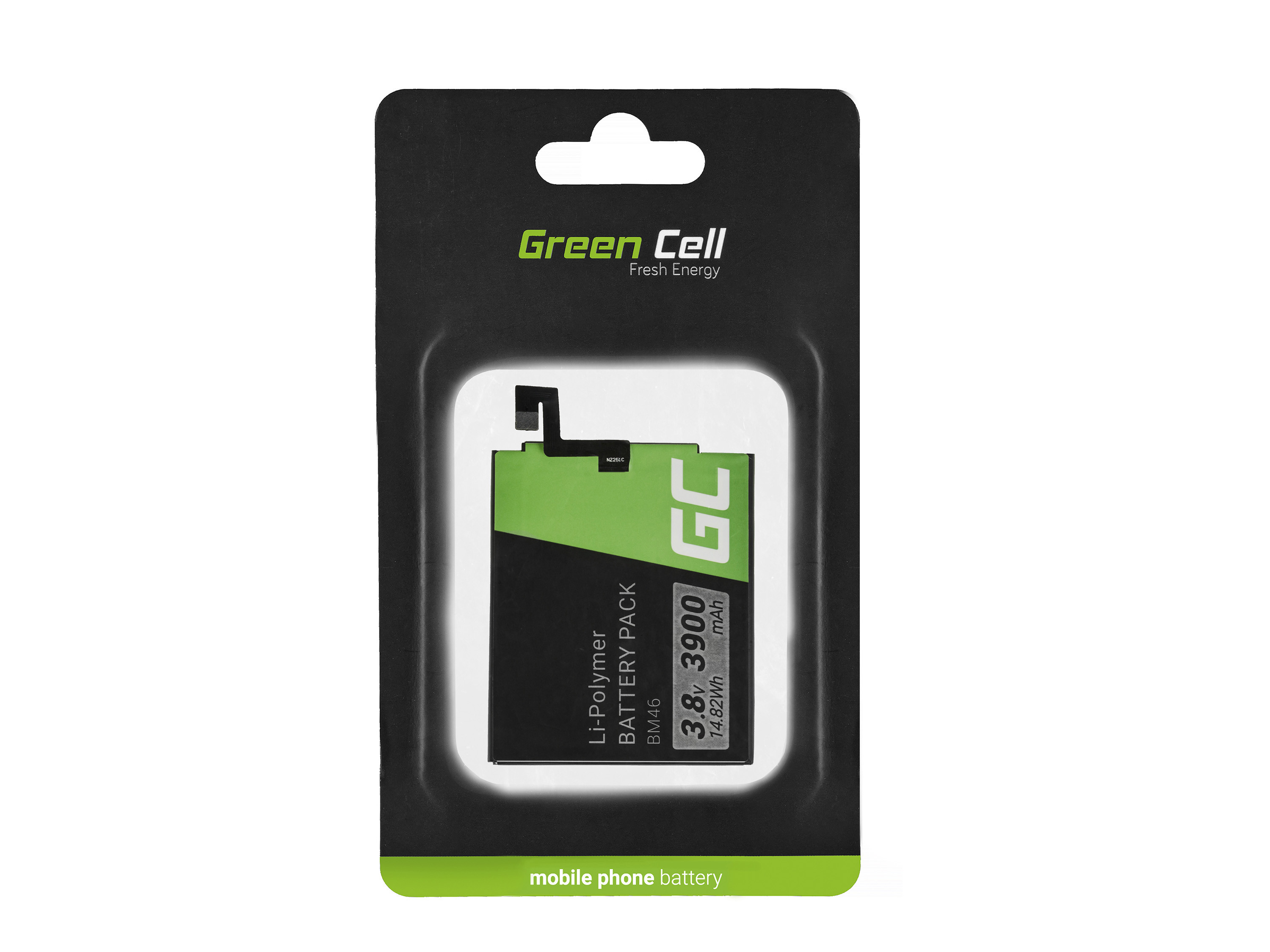 Green Cell BP74 Baterie do mobilu Xiaomi Redmi Note 3 Xiaomi BM46 3900mAh Li-Pol – neoriginální