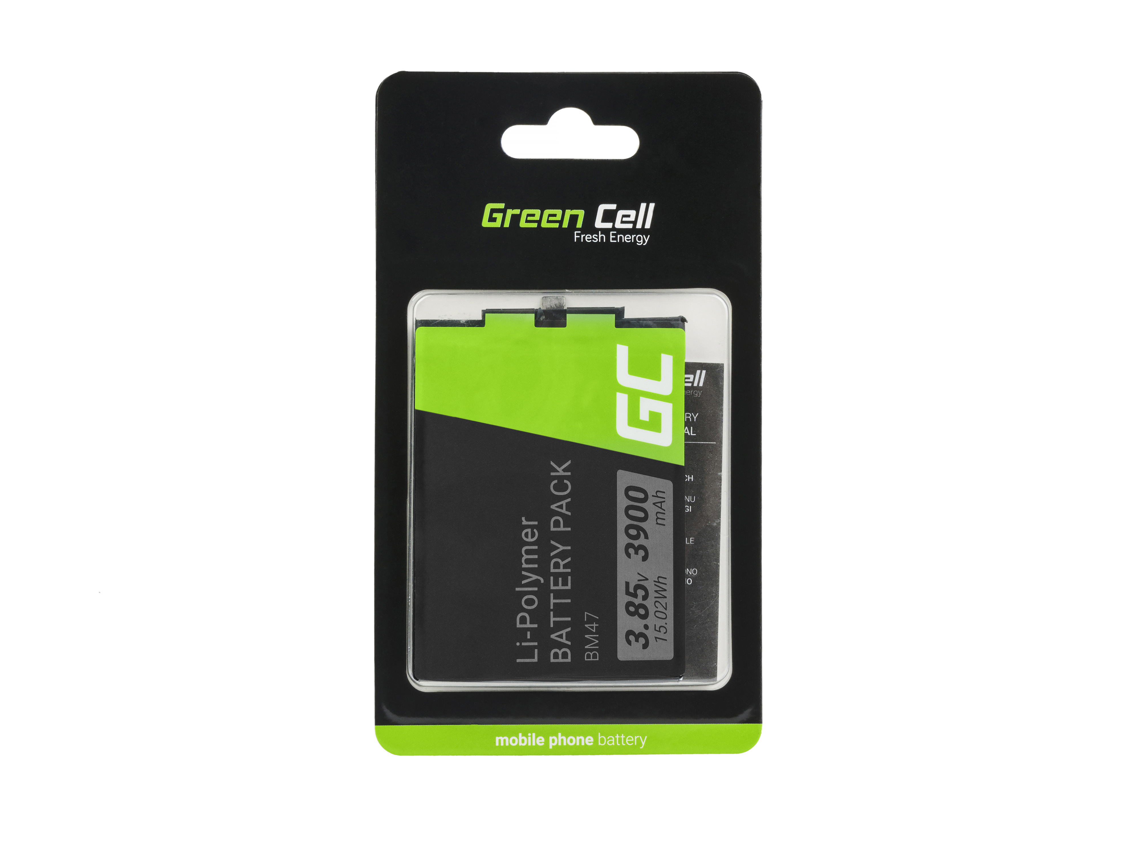 Baterie Green Cell Baterie Xiaomi Redmi 3 3S 3X 4X BM47 3.85V 3900mAh Li-ion
