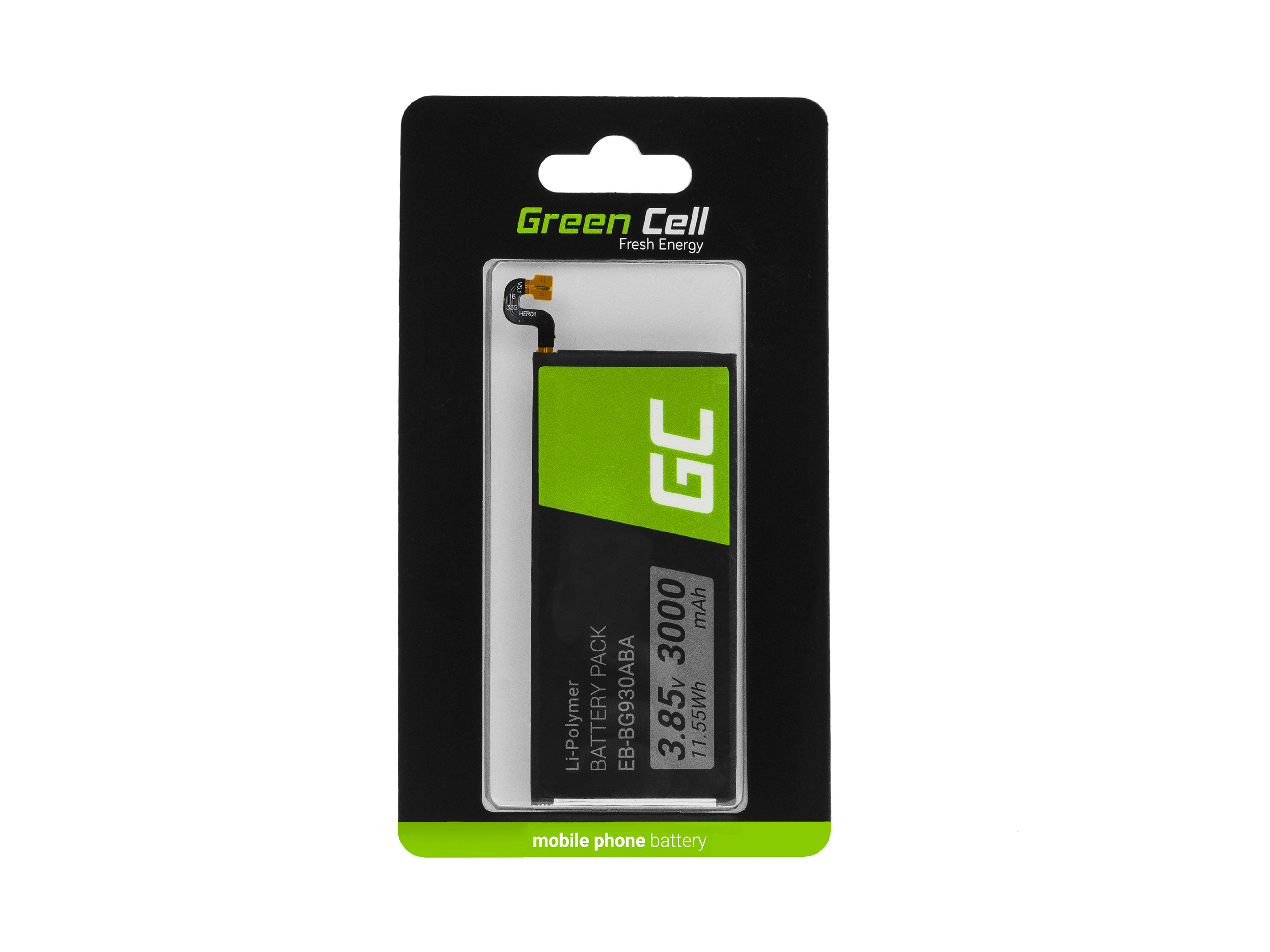 Baterie Green Cell Samsung EB-BG930ABA Samsung Galaxy S7 G930F 3000mAh Li-Pol – neoriginální