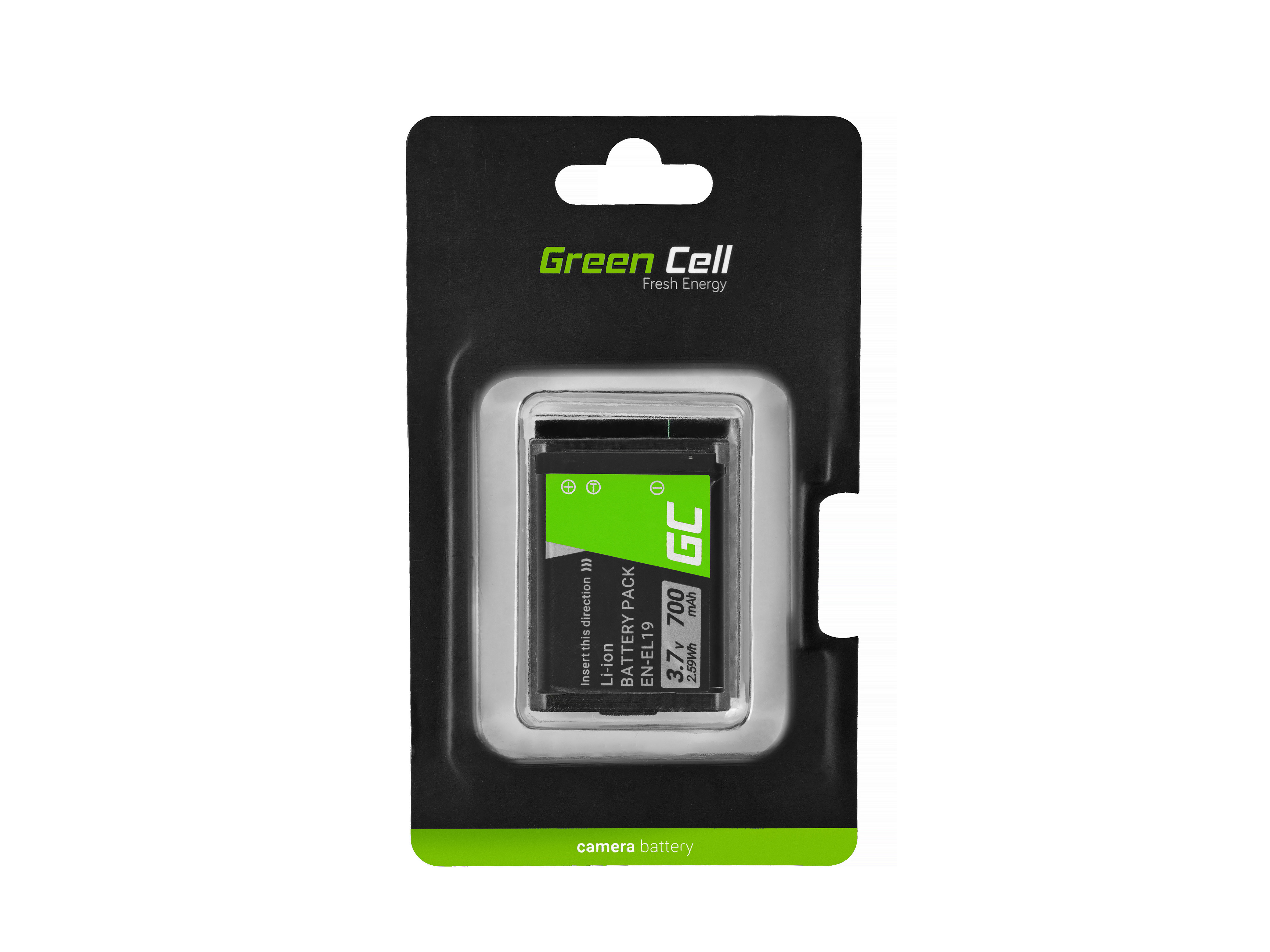 Baterie Green Cell Nikon Coolpix EN-EL19 670mAh Li-ion