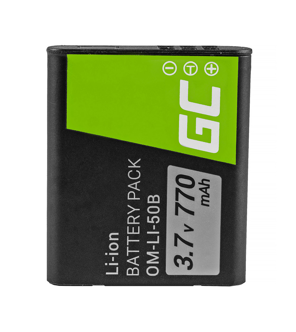 *Baterie Green Cell Olympus Li-50B Olympus SZ-15, SZ-16, Tough 6000, 8000, TG-820, TG-830, TG-850 770mAh Li-ion