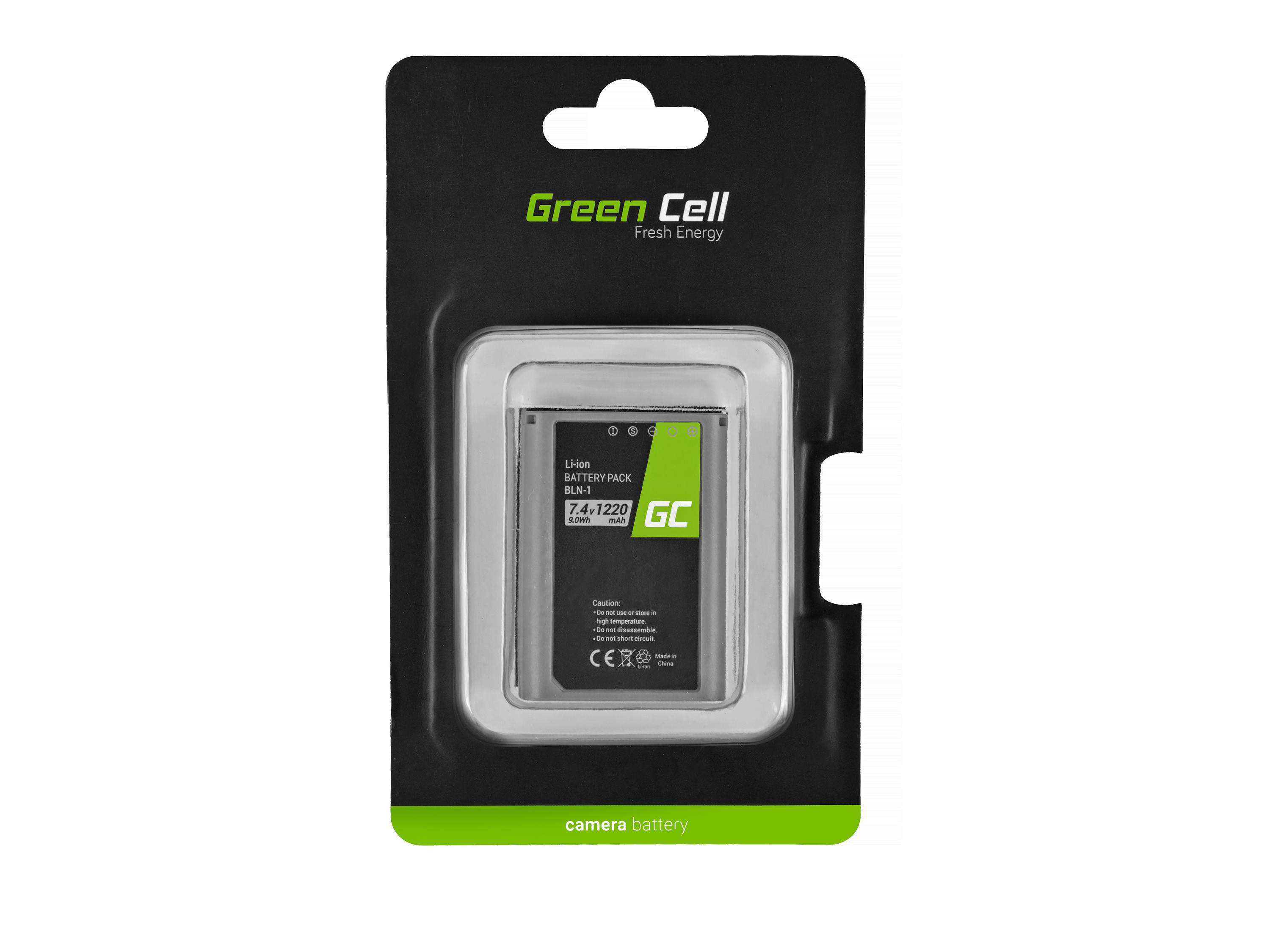 Baterie Green Cell Olympus BLN-1/BCN-1 Olympus PEN-F, OM-D EM1, EM5, OM-D E-M5 Mark II 1020mAh Li-ion
