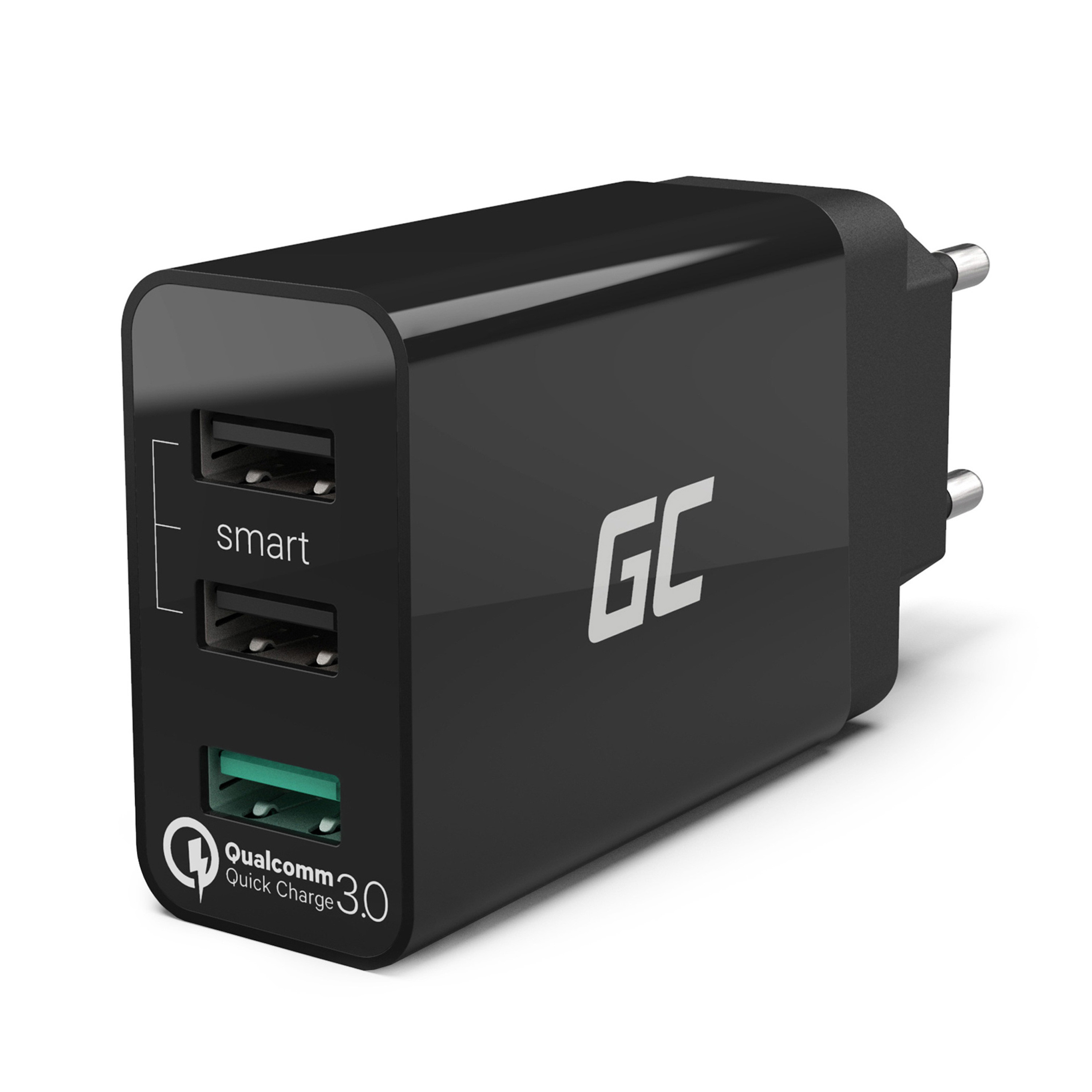 Green Cell Charger 3xUSB Quick Charge 3.0