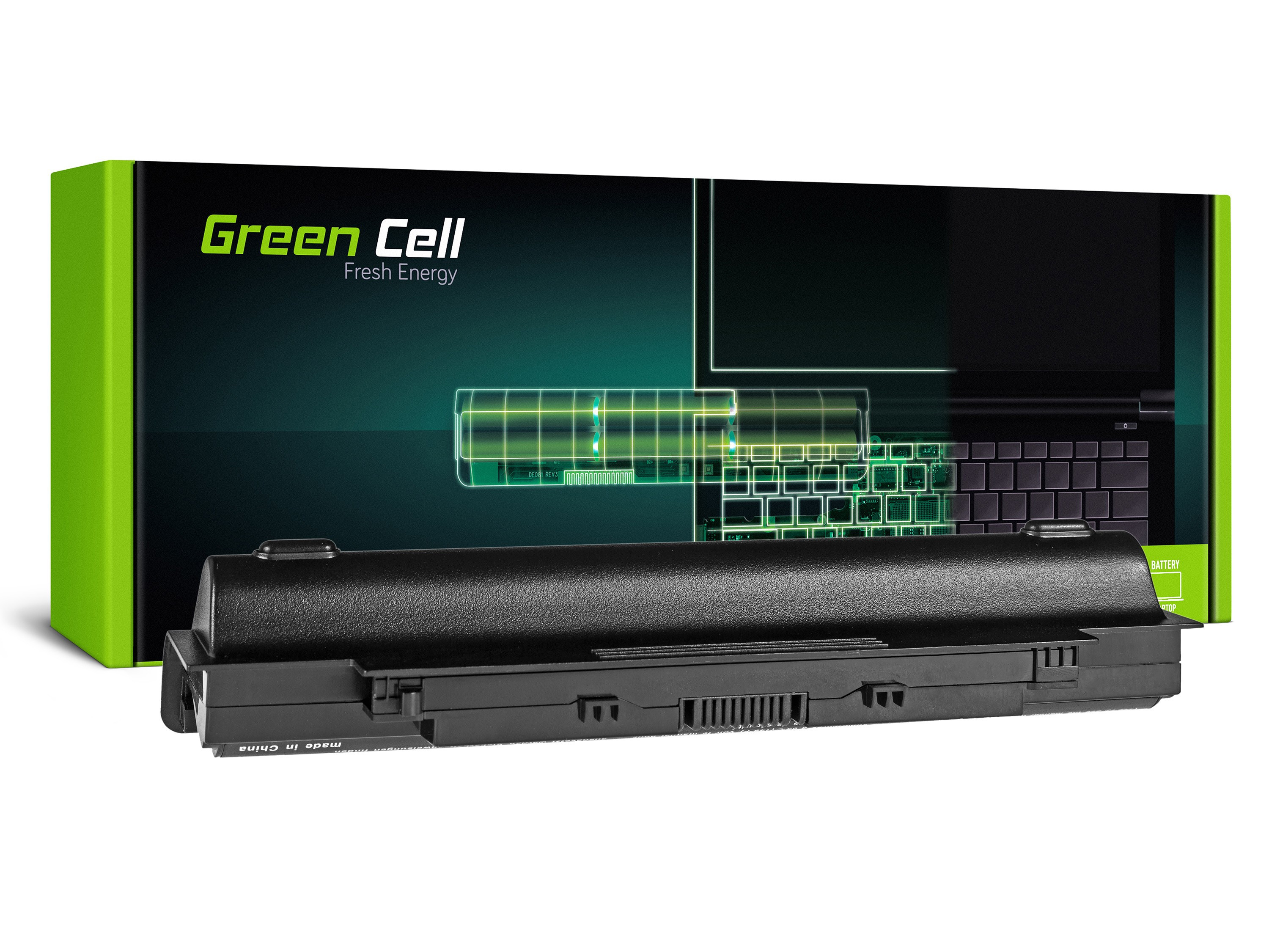 Green Cell DE02D Baterie Dell Inspiron 15/N5010/15R/N5010/N5110/14R/Vostro 3550 6600mAh Li-ion