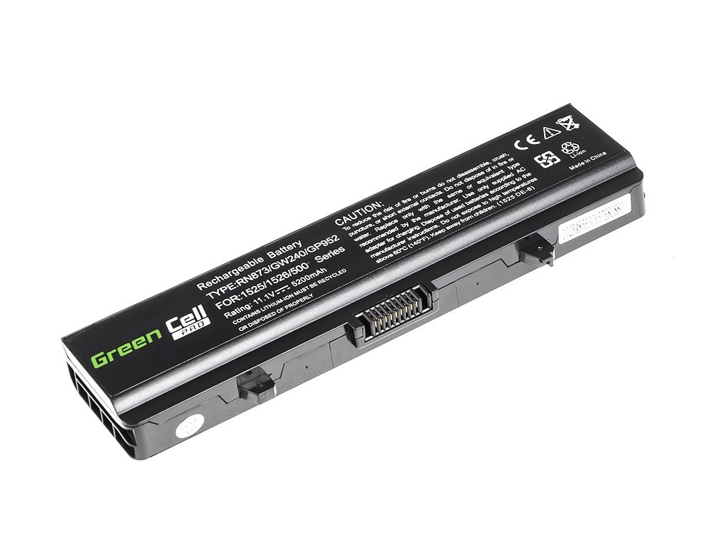 Green Cell DE05PRO Baterie Dell Inspiron 1525 1526 1545 1546 PP29L PP41L 5200mAh Li-ion