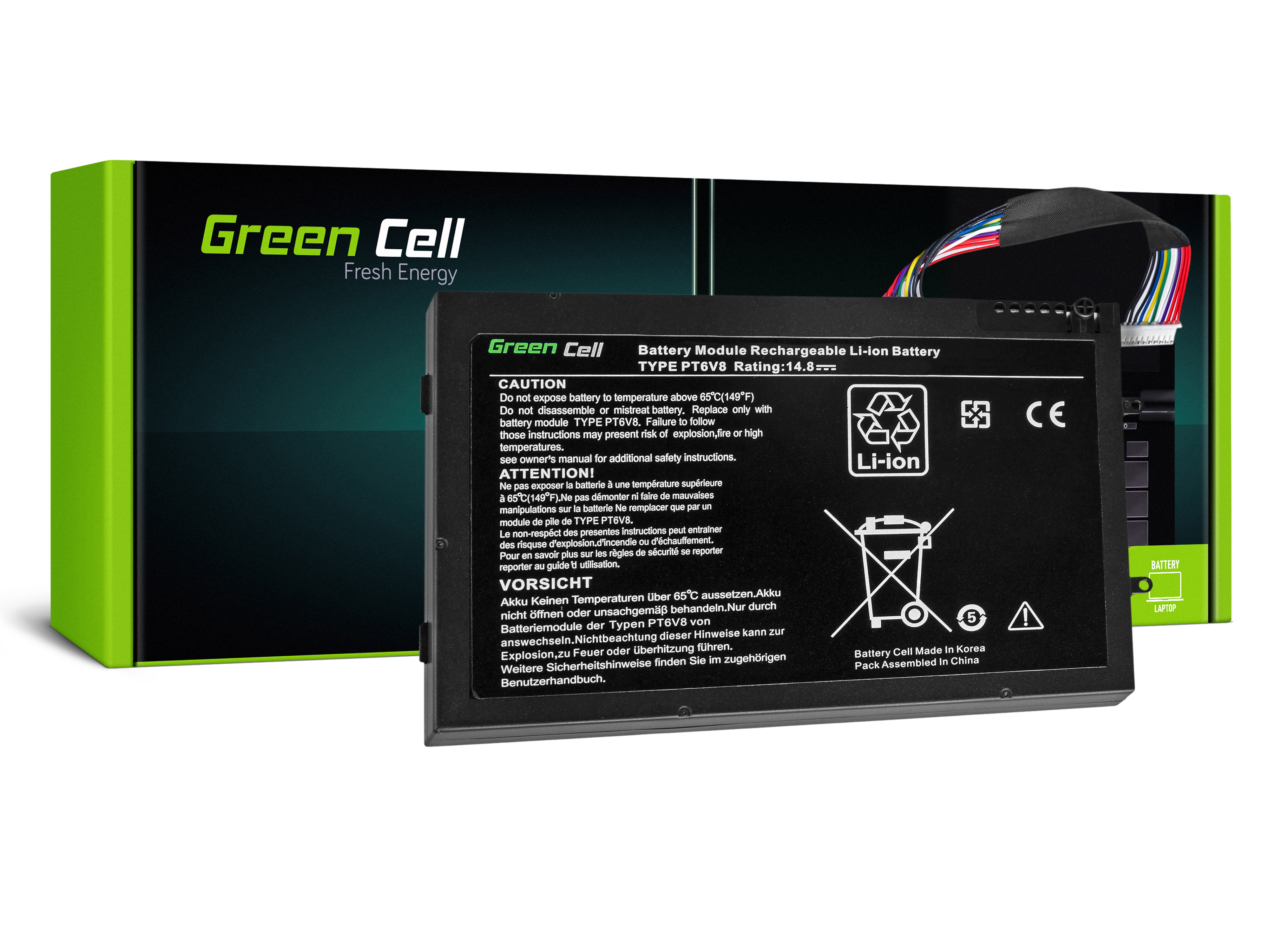 Green Cell DE113 Baterie Dell Alienware M11x R1 R2 R3 M14x R1 R2 R3 63Wh Li-Pol – neoriginální