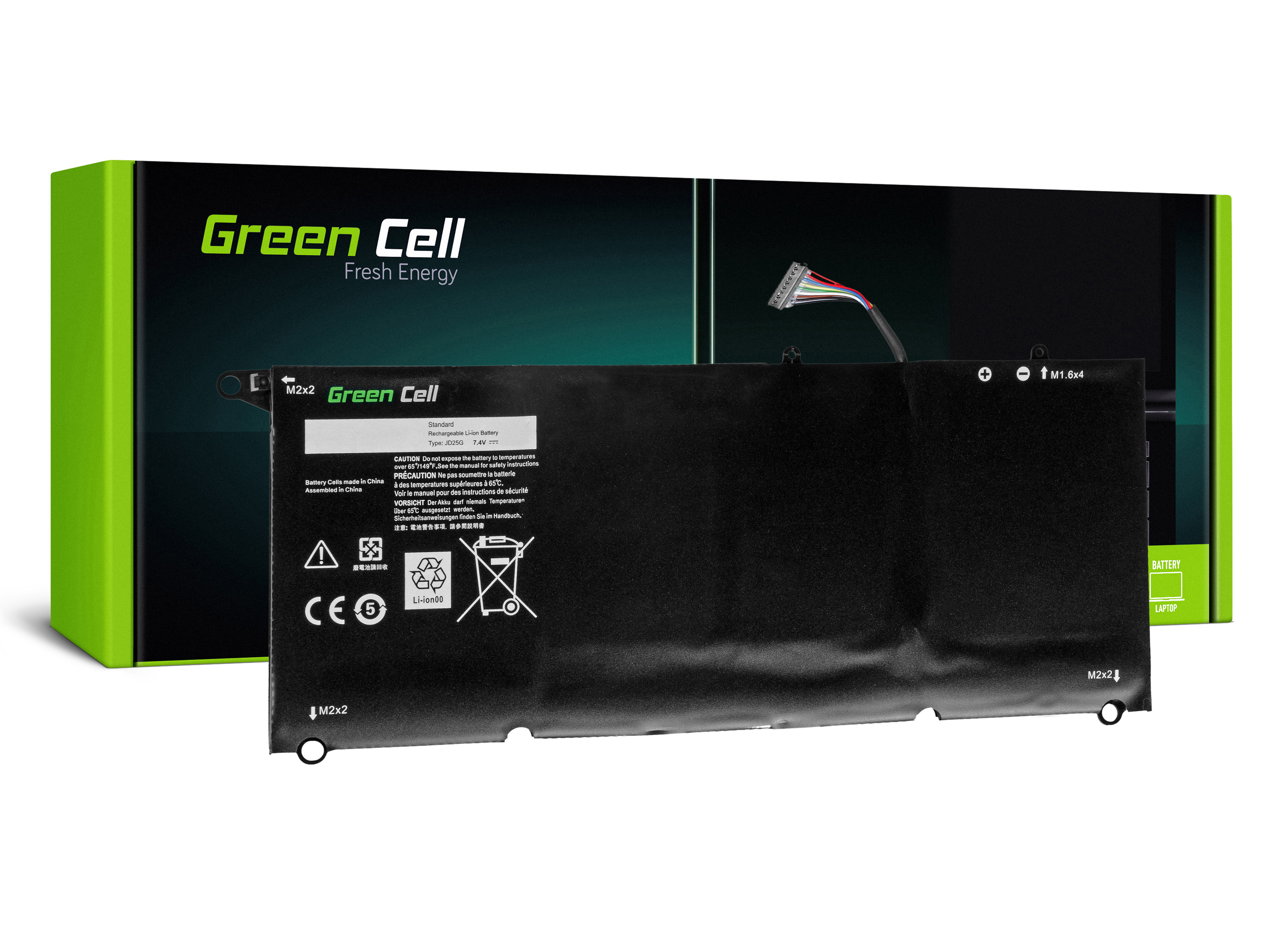 Green Cell DE115 Baterie Dell XPS 13/9343/9350 5600mAh Li-Pol