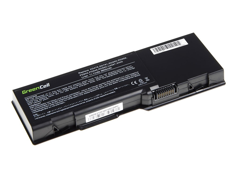 Green Cell Battery GD761 for Dell Inspiron 1501 E1505 6400 Vostro 1000