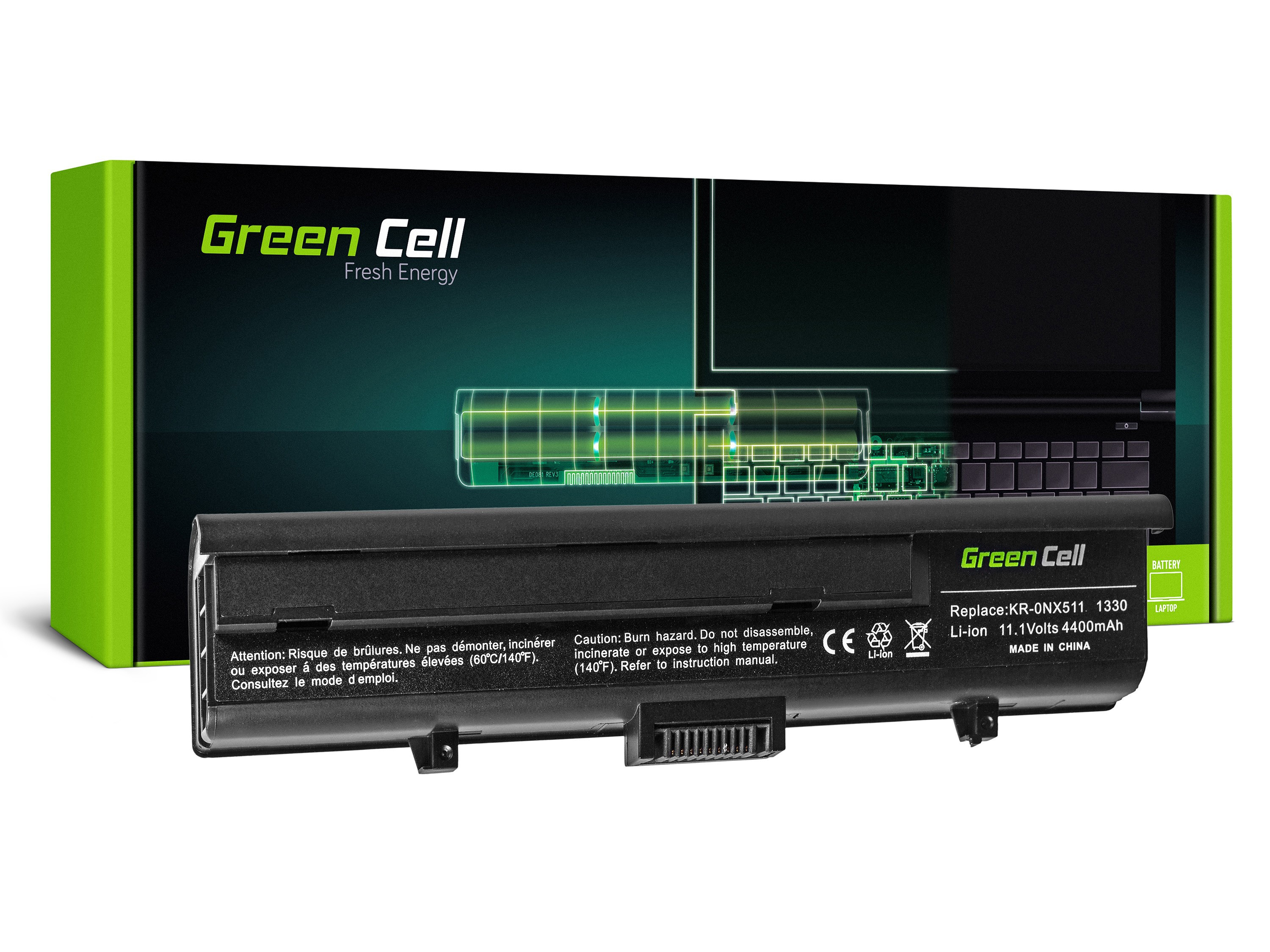 Green Cell DE32 Baterie Dell XPS M1330/M1330H/M1350/PP25L 4400mAh Li-ion