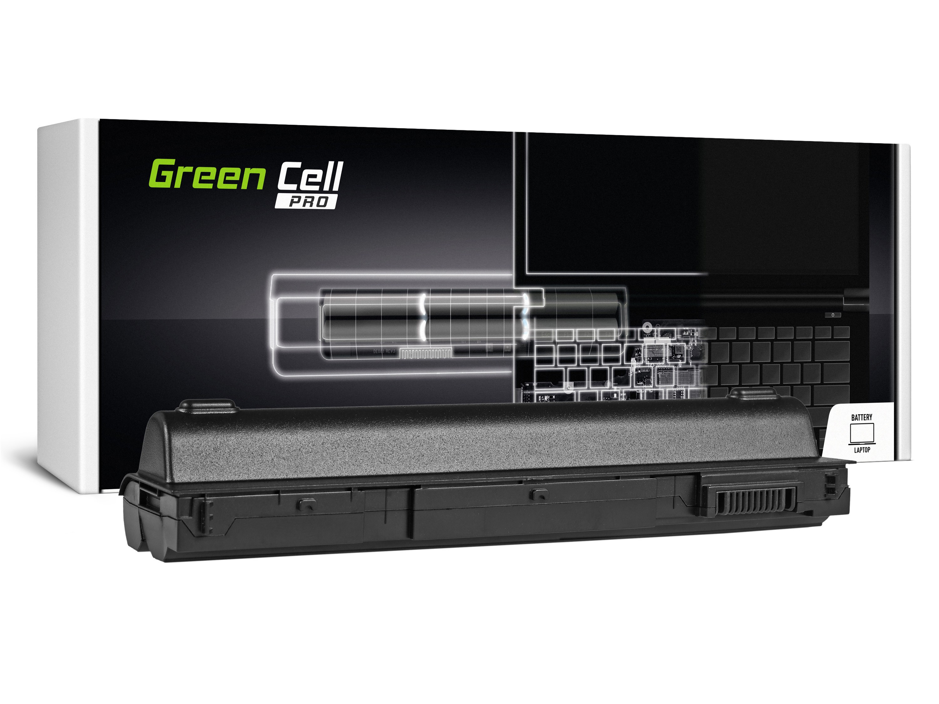 Green Cell DE56PRO Baterie Dell Latitude E5420/E5520/E6420/E6520/E6540 7800mAh Li-ion