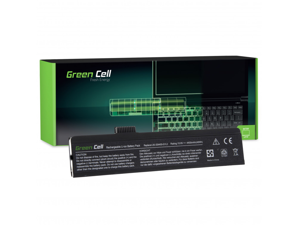 Green Cell akkumulátor Fujitsu-Siemens 3L50 Maxdata Eco 4500 / 11,1V 4400mAh