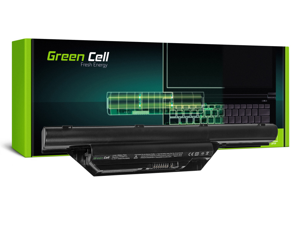 Green Cell akkumulátor Fujitsu-Siemens LifeBook S6410 S7210 / 11,1V 4400mAh
