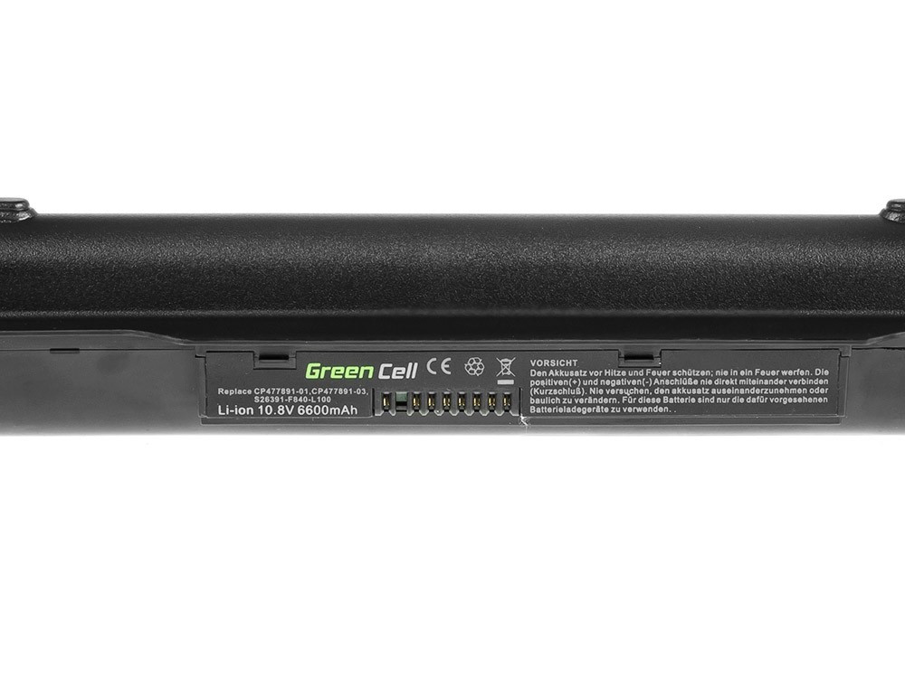 Green Cell FS20 Baterie Fujitsu-Siemens FPCBP250/LifeBook A512/A530/A531/AH502 6600mAh Li-ion