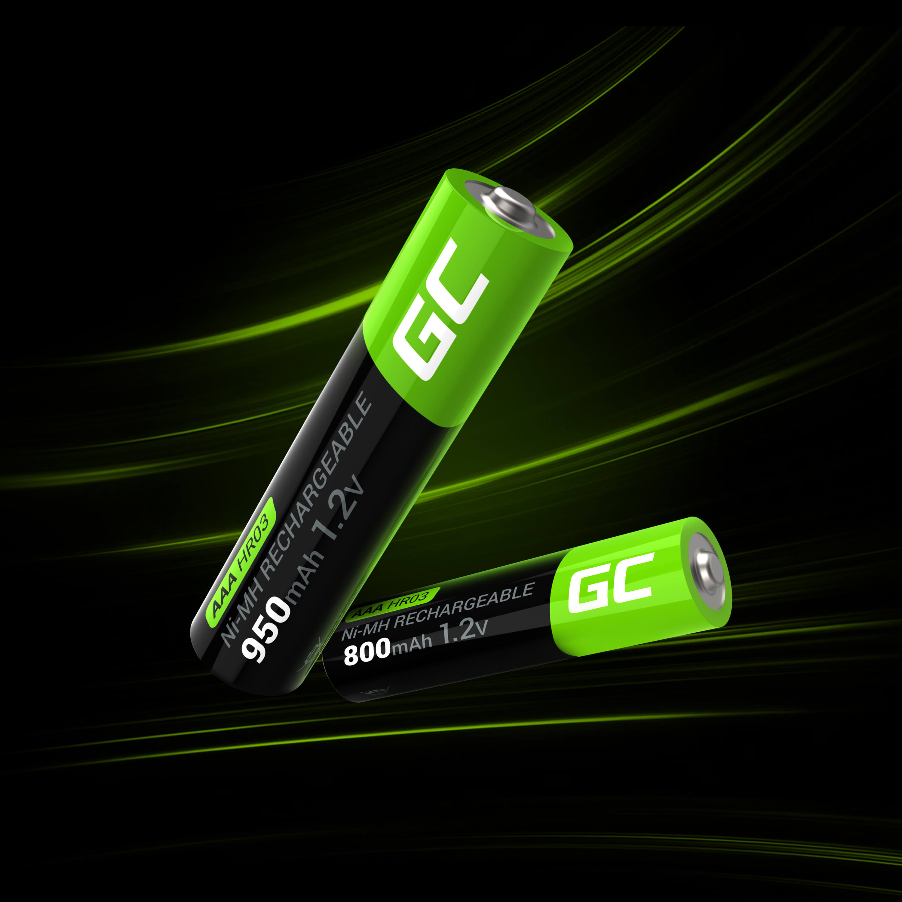 Green Cell Dobíjecí baterie Ni-MH 2x AAA HR03 800 mAh