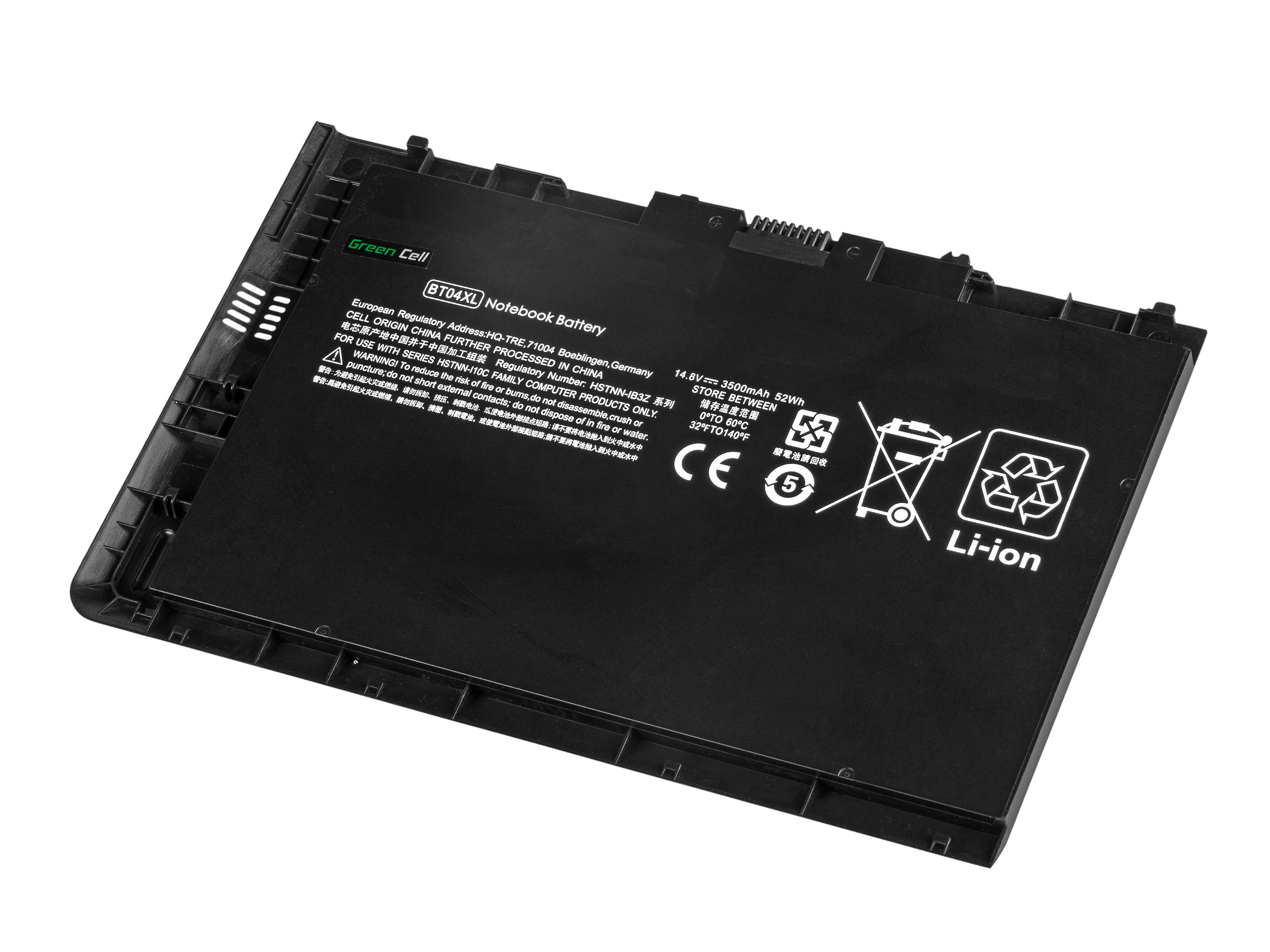 *Green Cell HP119 Baterie HP BA06XL BT04XL HP EliteBook Folio 9470m 9480m 3500mAh Li-ion
