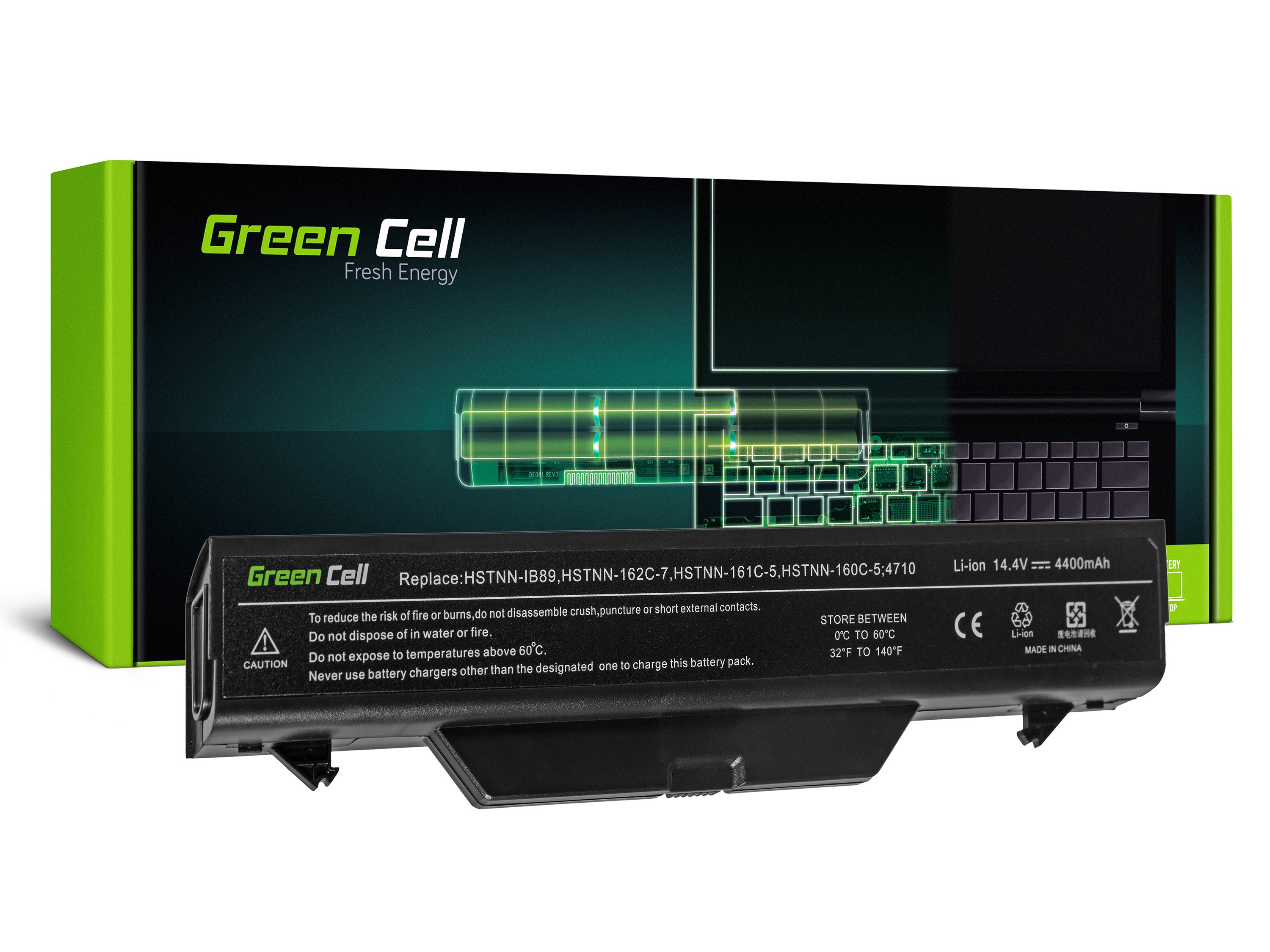 *Green Cell HP12 Baterie HP Probook 4510 4510s 4515s 4710s 4400mAh Li-ion