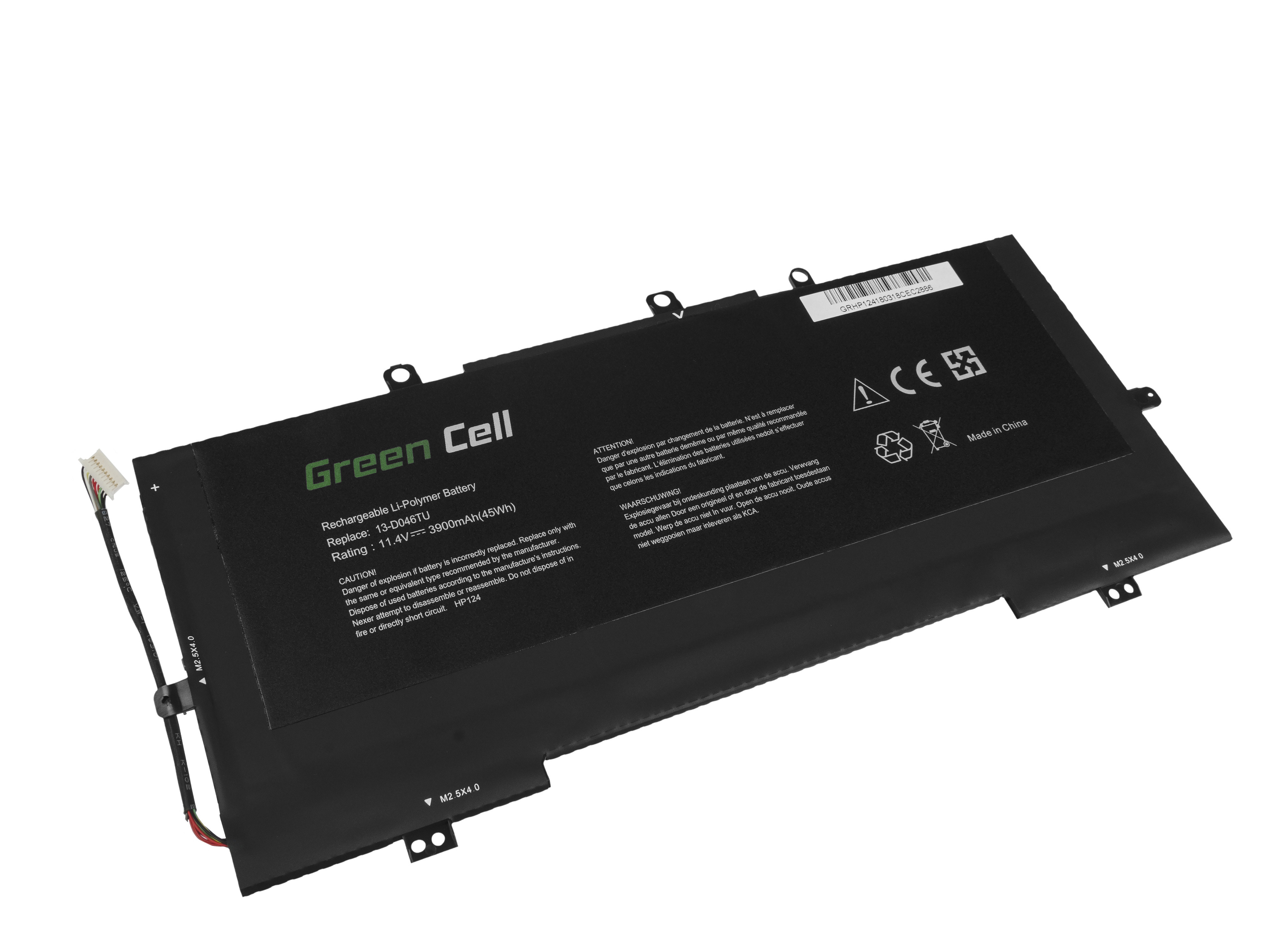 Green Cell HP124 Baterie HP Envy 13-D 13-D010NW 13-D011NW 13-D020NW 13-D150NW VR03XL 3270mAh Li-Pol