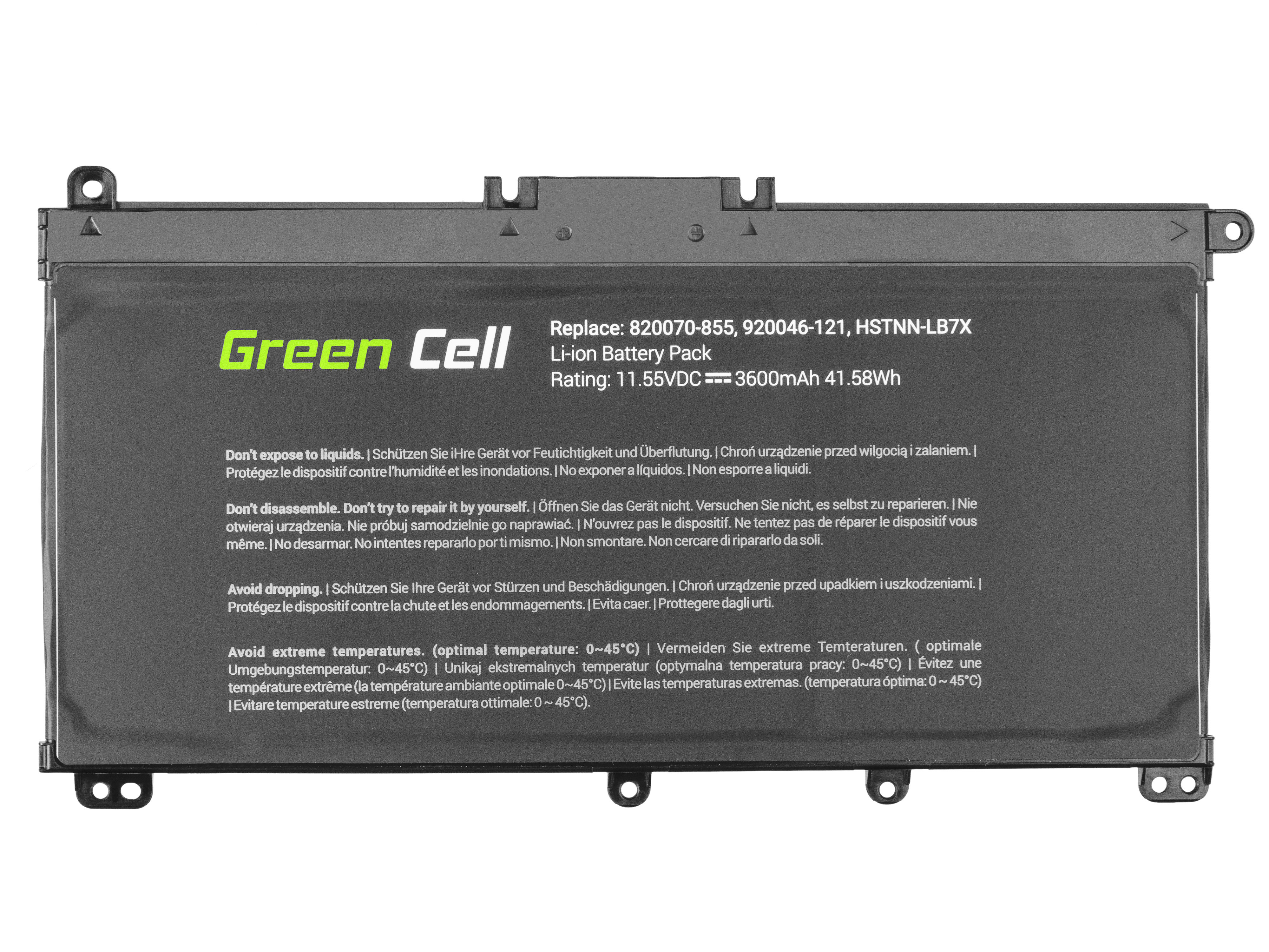 Green Cell HP145 Baterie HP TF03XL HSTNN-LB7X 920046-421 HP 14-BP Pavilion 14-BF 14-BK 15-CC 15-CD 3400mAh Li-Pol