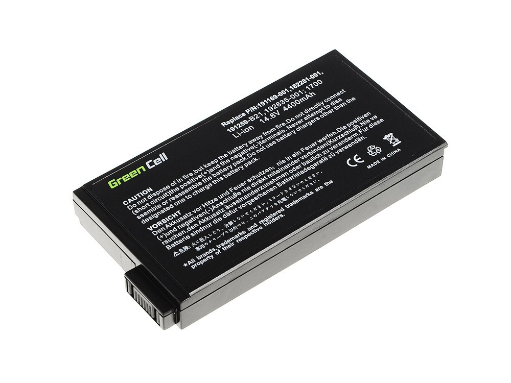 Green Cell HP37 Baterie Compaq EVO N800 N1000 Presario 900 1500 4400mAh Li-ion