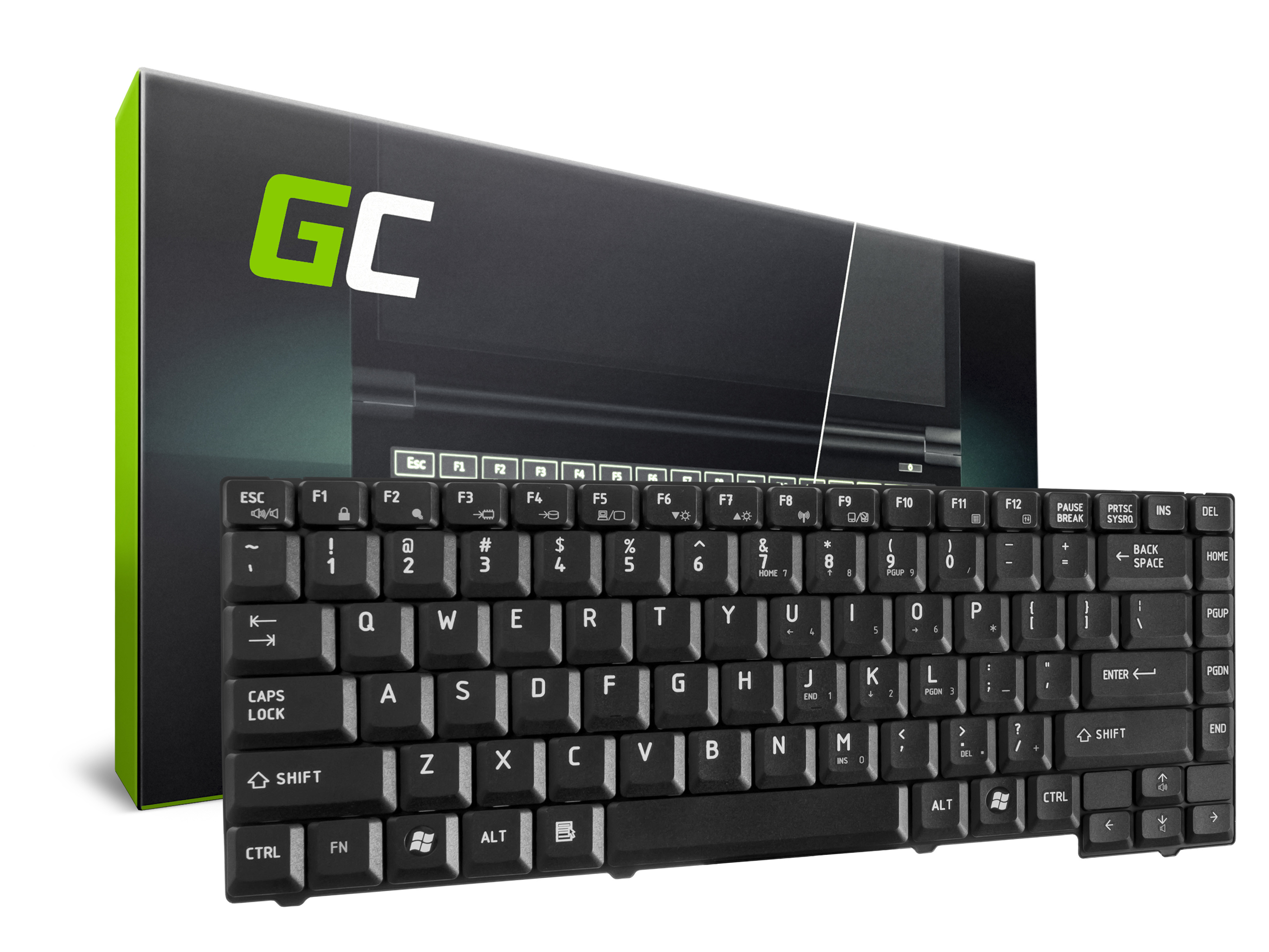 Green Cell ® Keyboard for Laptop Toshiba Satellite Pro L40 L45