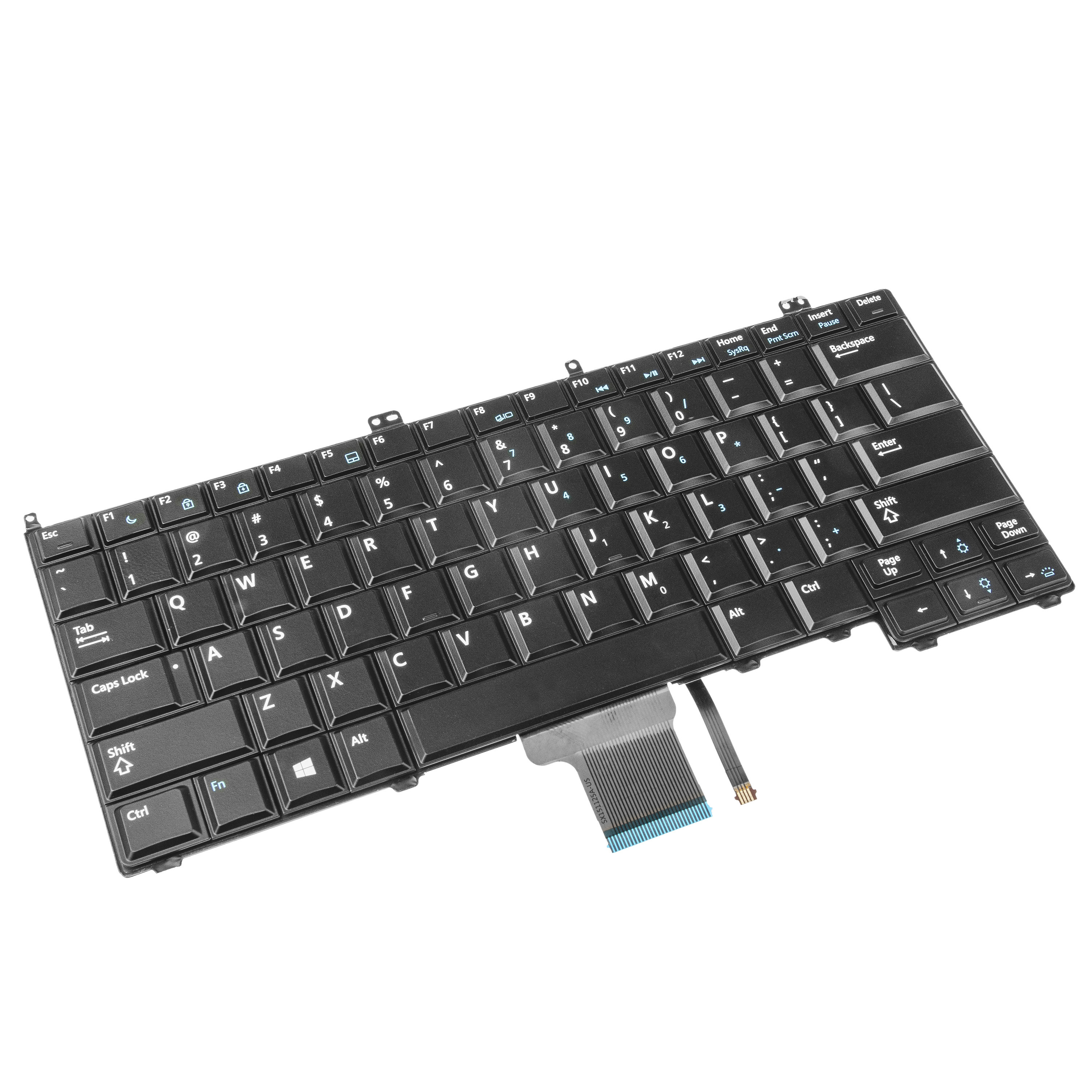 Green Cell Keyboard for Dell Latitude E7240 E7420 E7440 Backlit