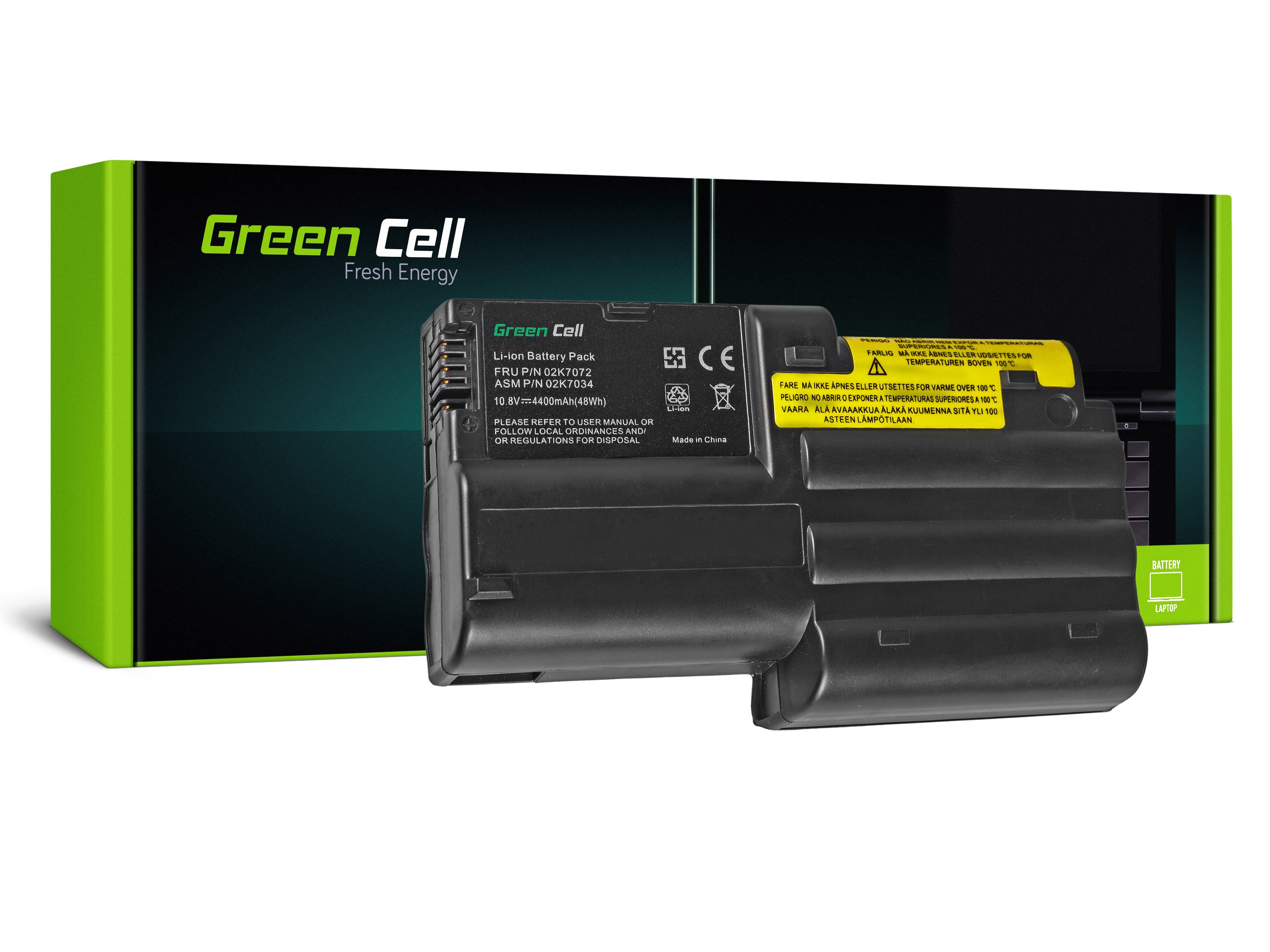 Green Cell LE23 Baterie Lenovo IBM Thinkpad T30 4400mAh Li-ion