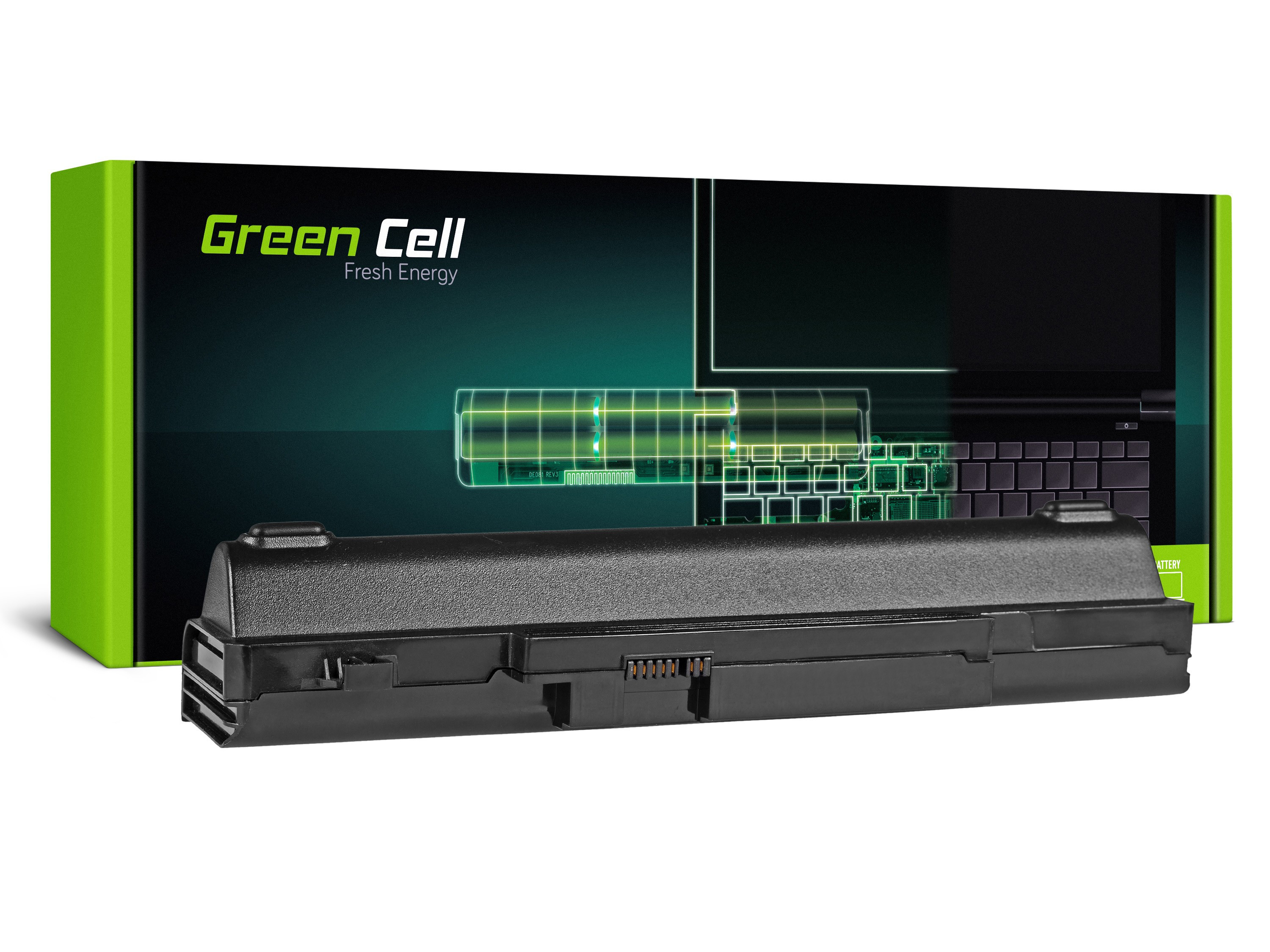Green Cell LE25 Baterie Lenovo IBM Ideapad Y450 Y450A Y550 Y550A Y550P 6600mAh Li-ion