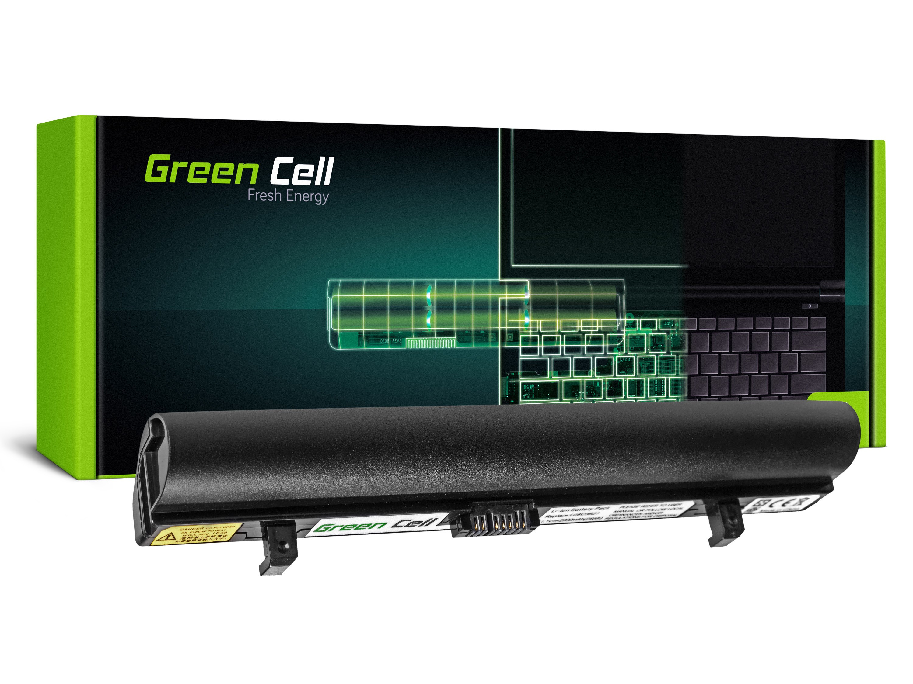 Green Cell LE39 Baterie Lenovo L08C3B21 L08S6C21 Lenovo IdeaPad S9 S9e S10 S10c S10e S12 2200mAh Li-ion