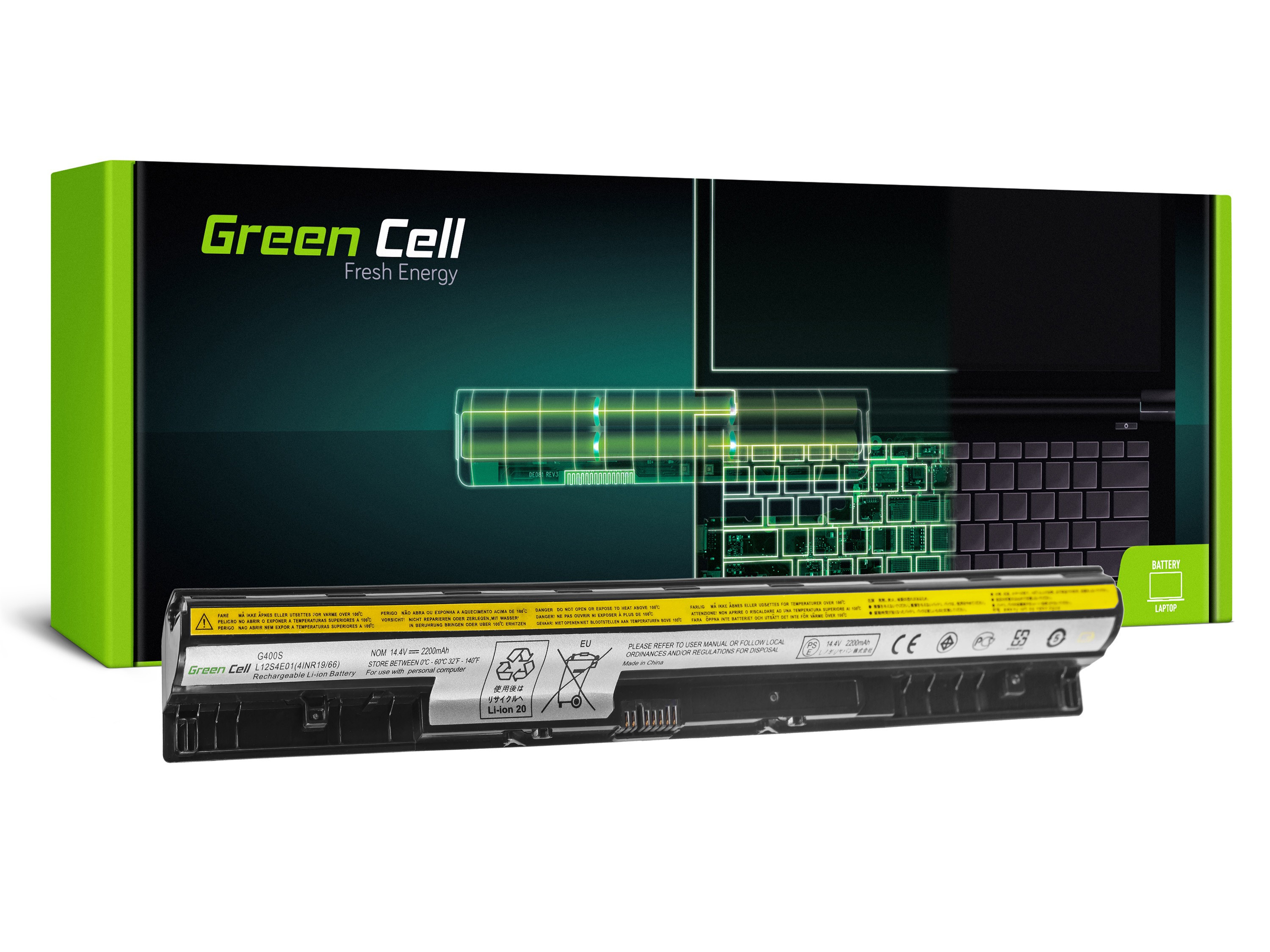*Green Cell LE46 Baterie Lenovo Essential G400s G405s G500s G505s 2200mAh Li-ion